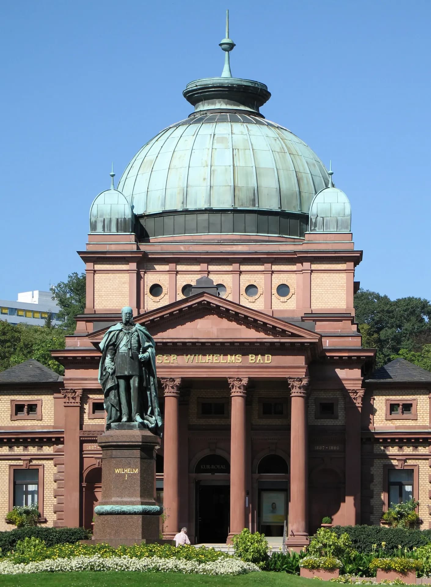 Kuppelbau des Kaiser-Wilhelms-Bads in Bad Homburg