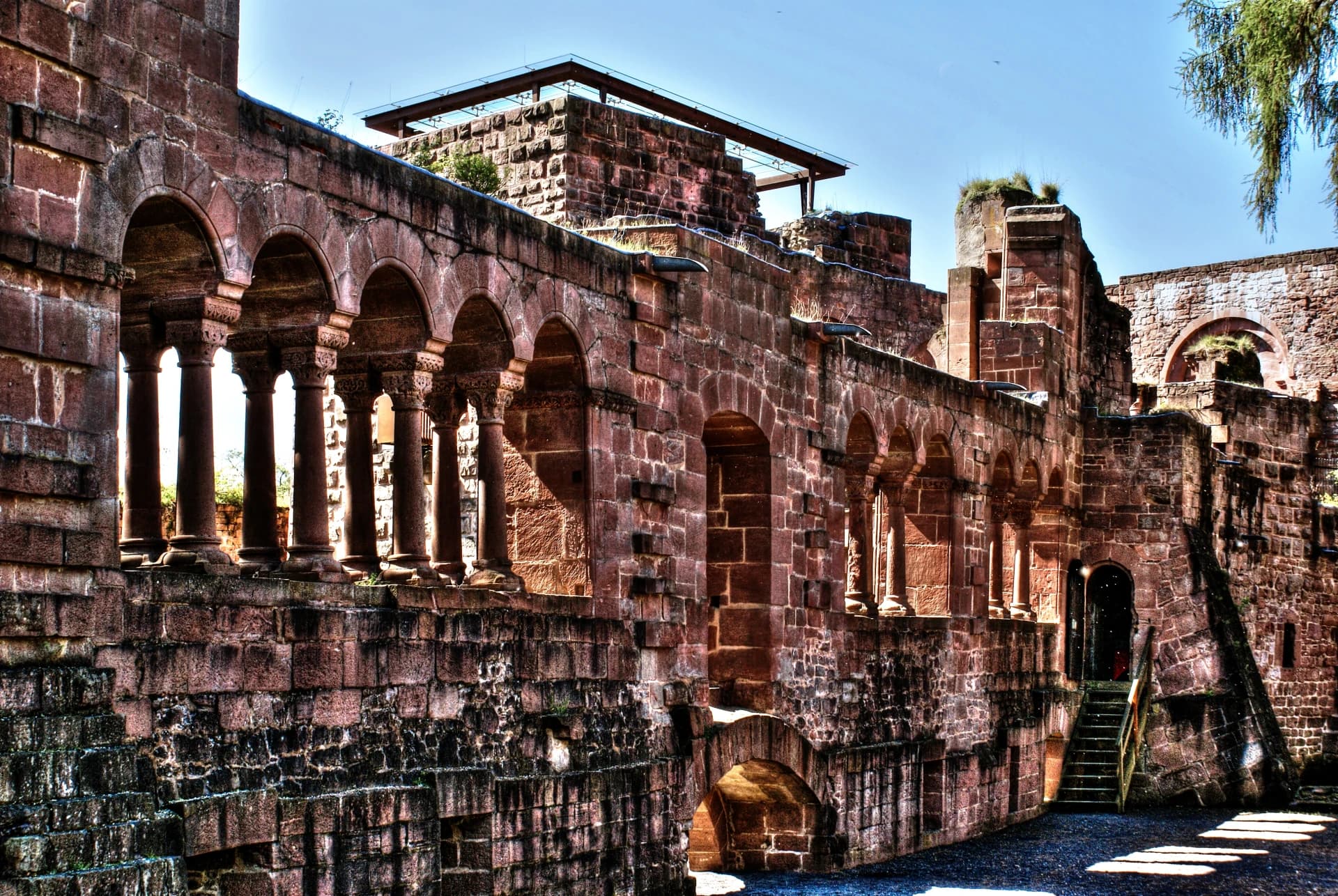 Palasruine der Kaiserpfalz in Gelnhausen