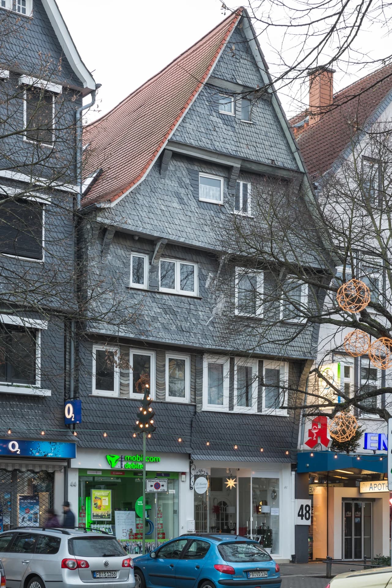 Schiefergiebelhaus Kaiserstraße 44–46 in Friedberg (Hessen)