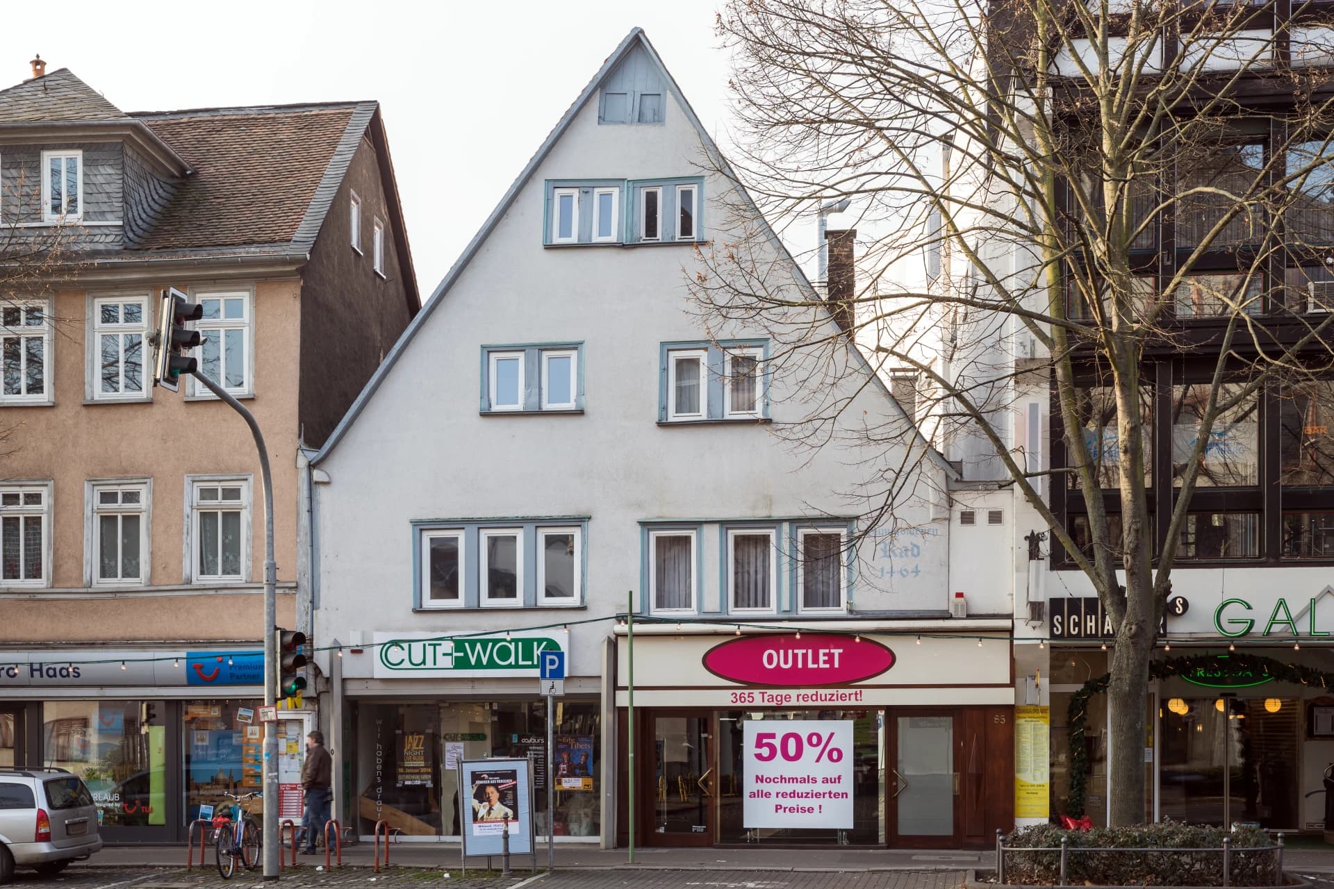 Häuserzeile Kaiserstraße 85–87 in Friedberg (Hessen)