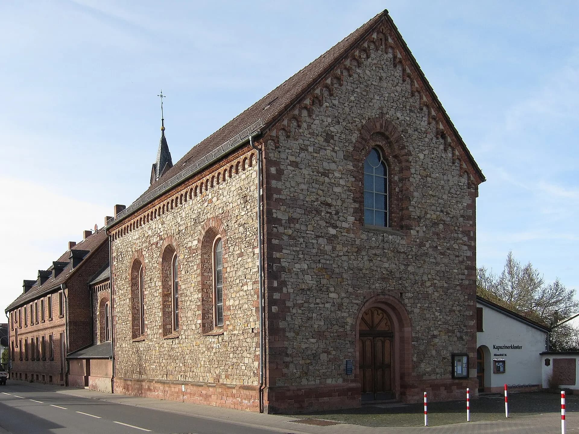 Kirchenbau des ehemaligen Kapuzinerklosters in Dieburg