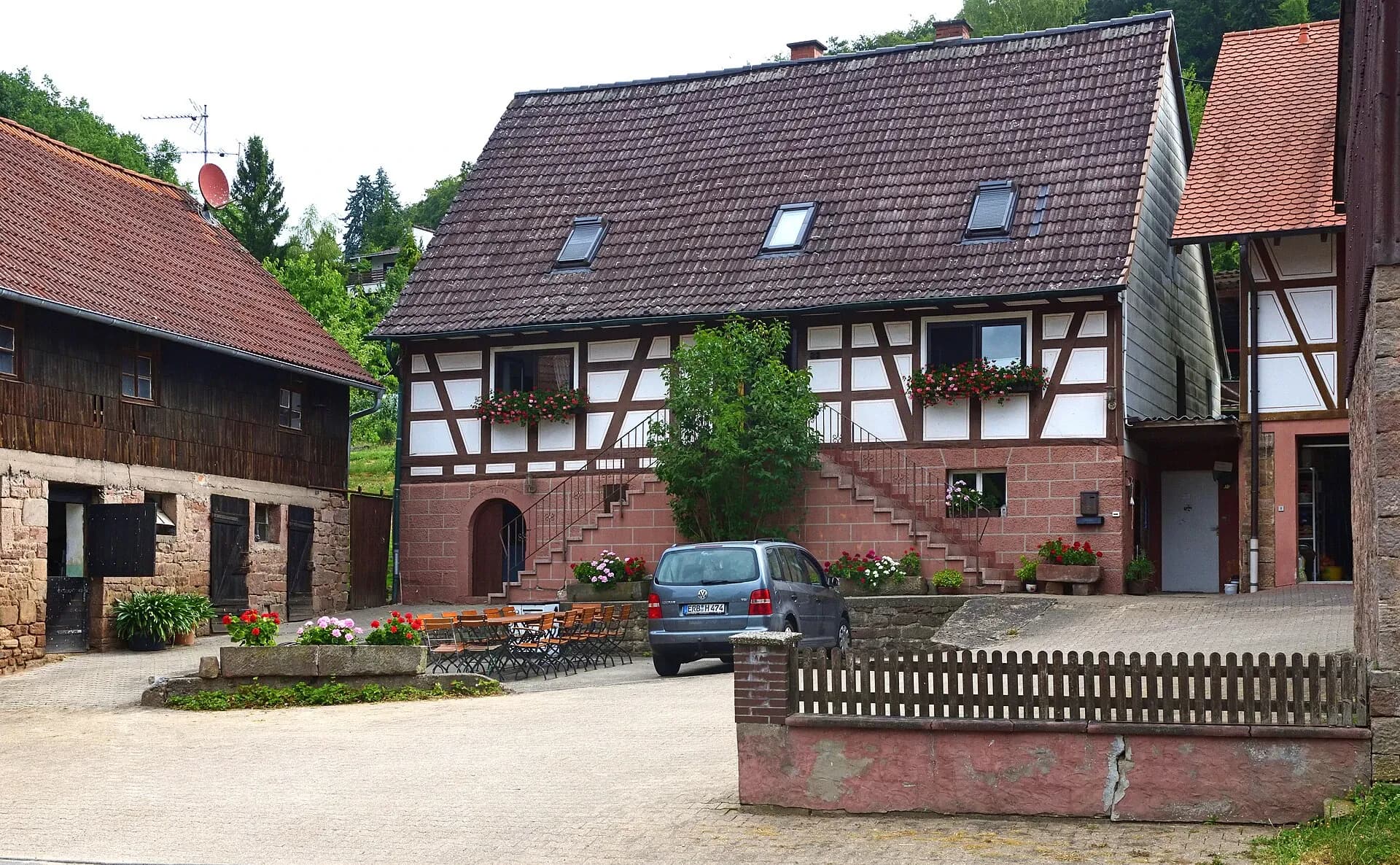 Hofreite in Kimbach in Bad König
