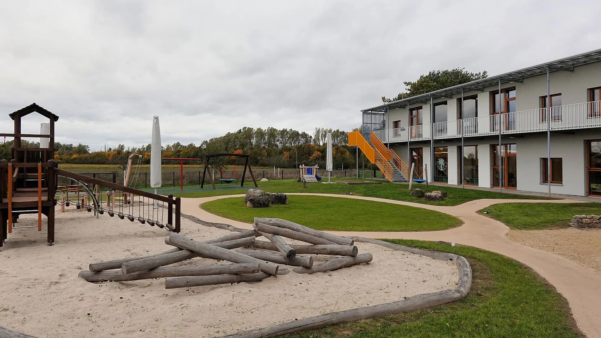 Außenanlage einer Kindertagesstätte in Erzhausen
