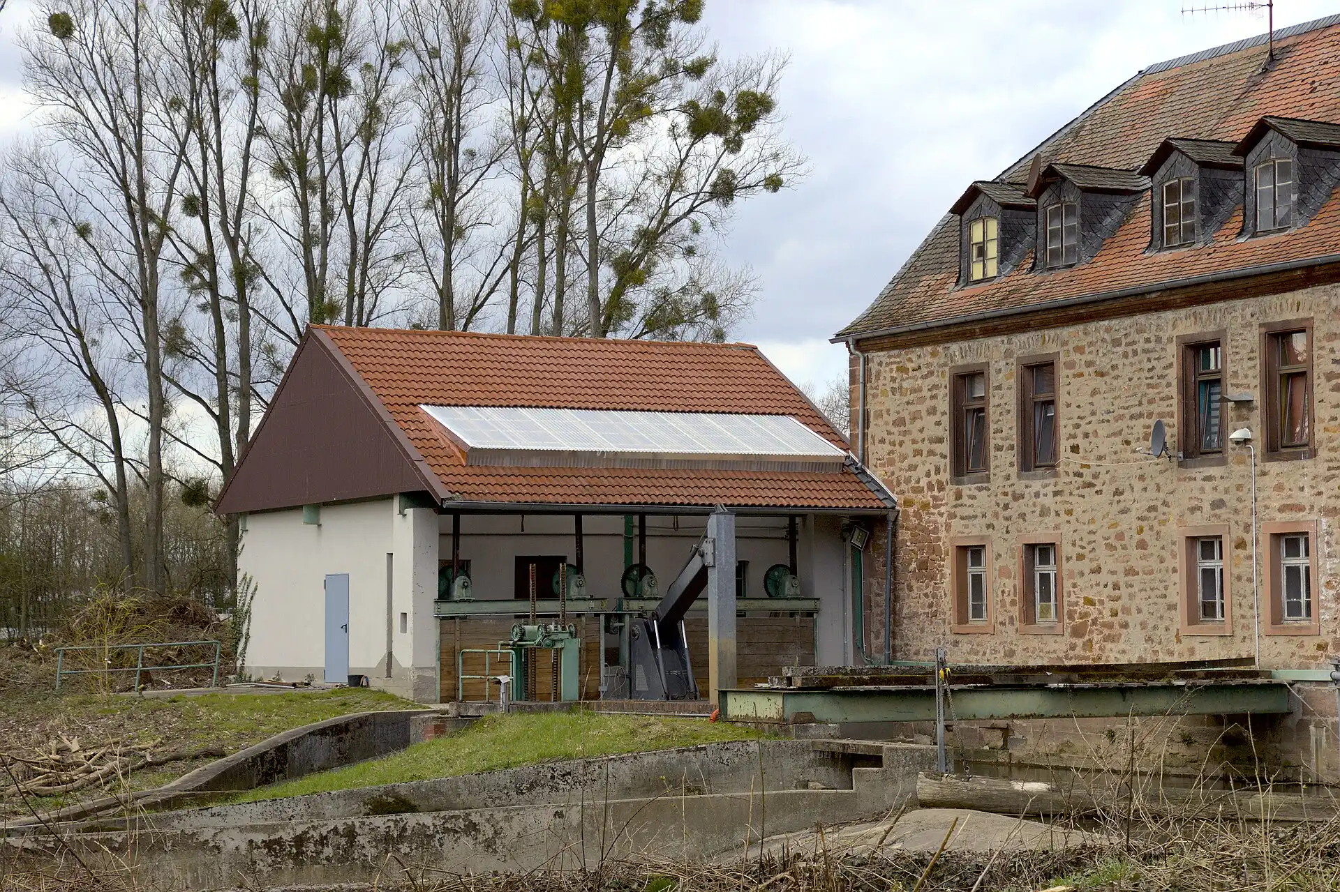 Wasserkraftwerk der Kinzigmühle in Gründau