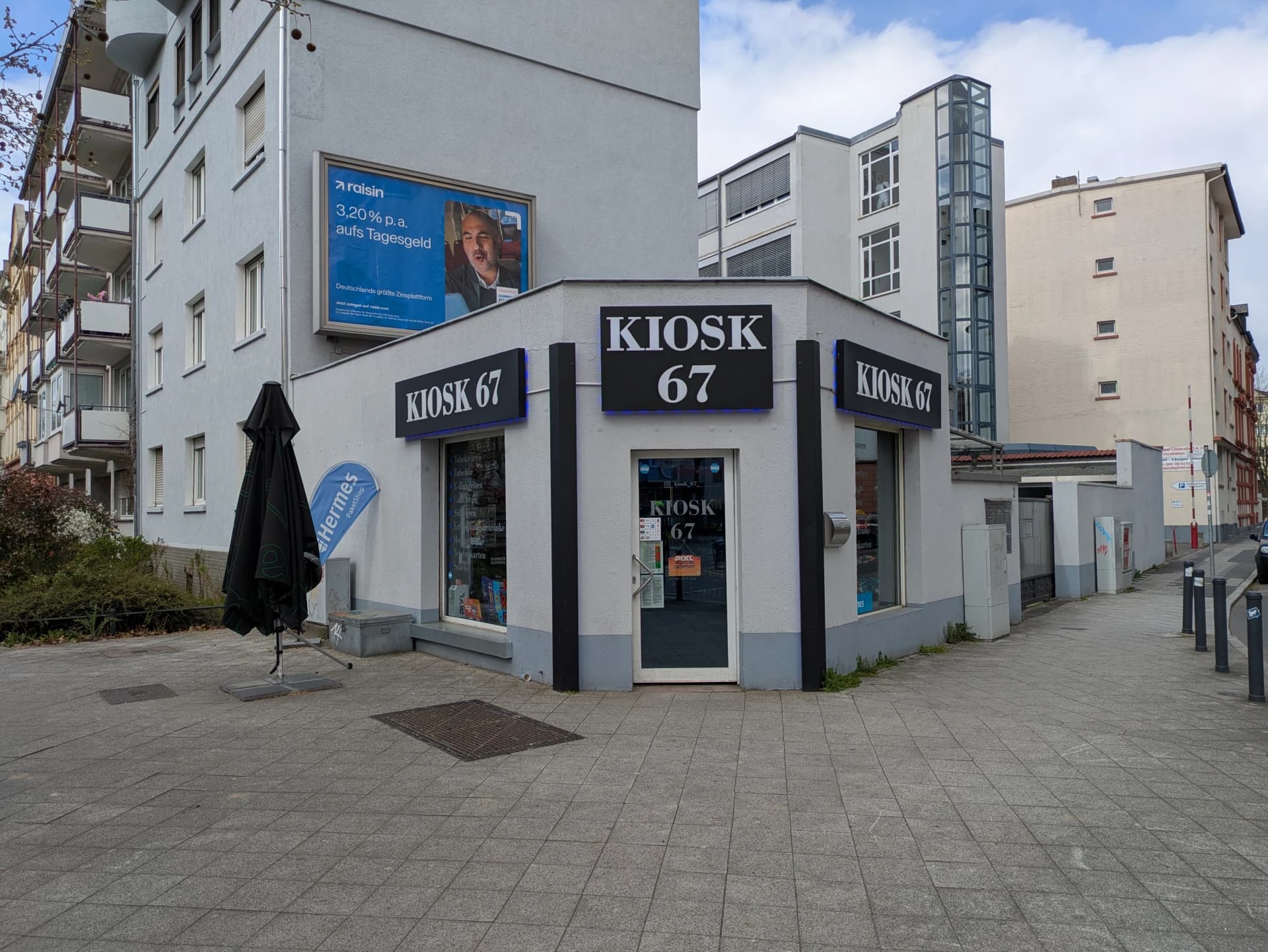 Kiosk 67 an der Lilistraße in Offenbach