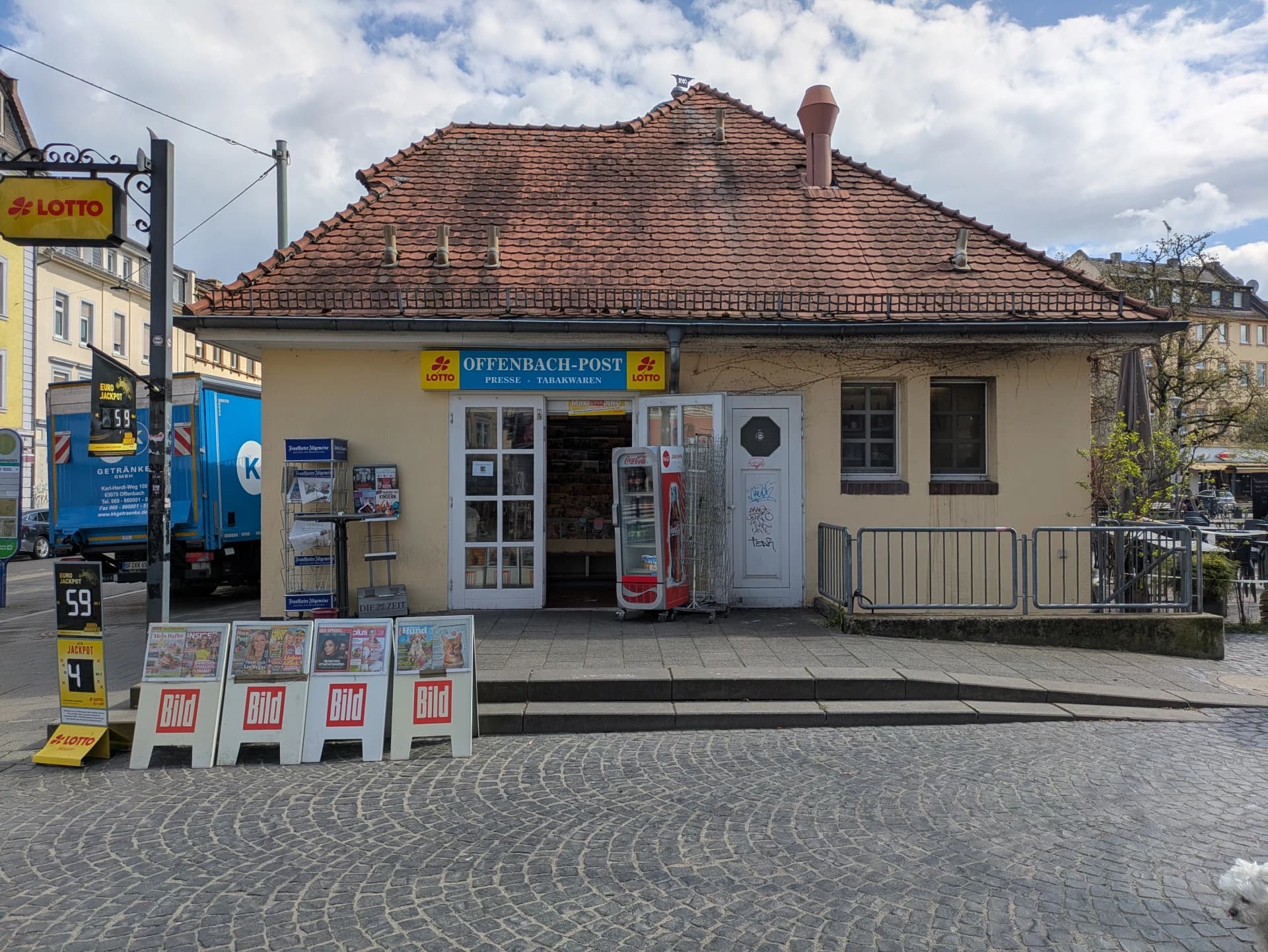 Kiosk am Wilhelmsplatz in Offenbach