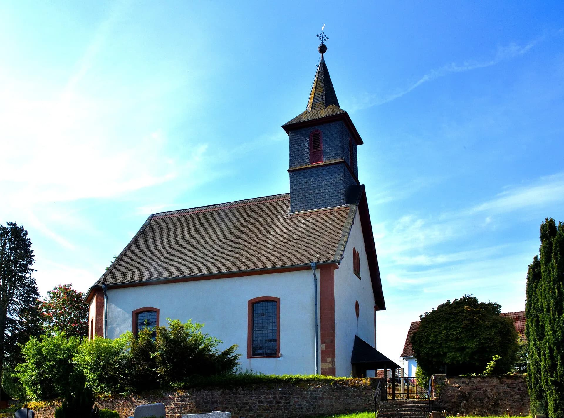 Kirche im Ortsteil Breitenbrunn in Lützelbach