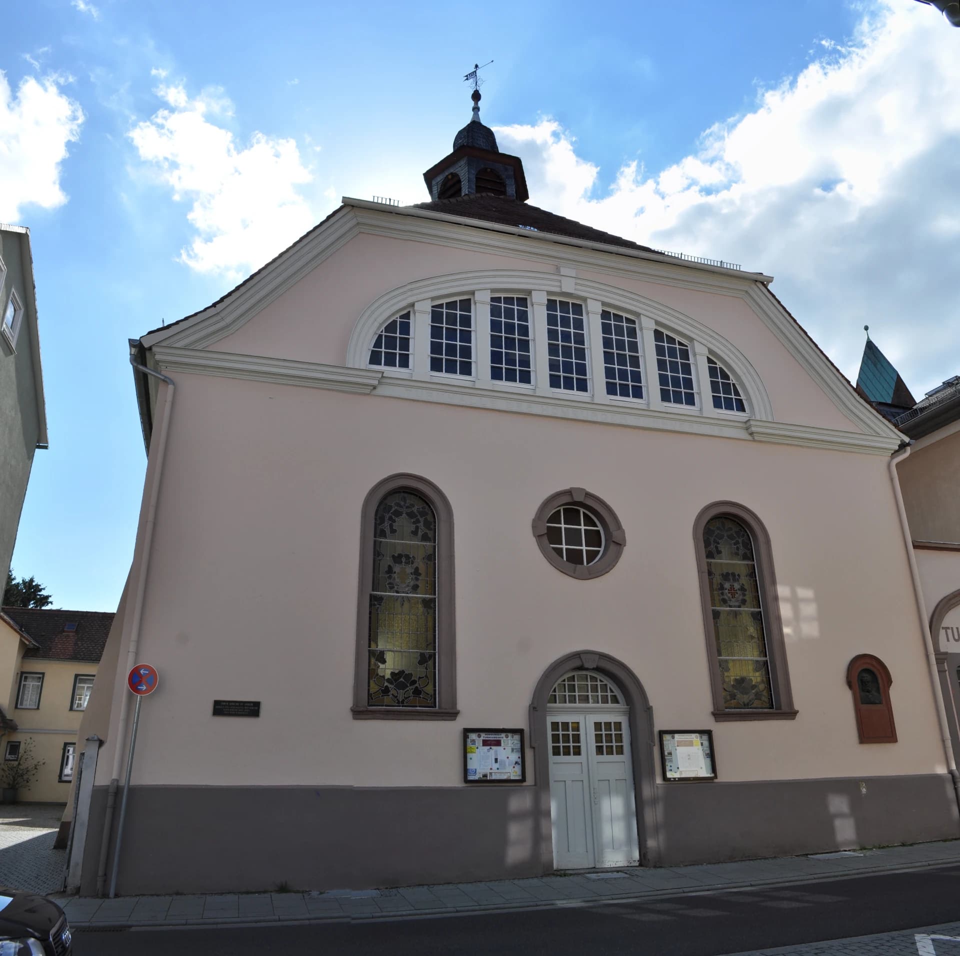 Historischer Kirchenbau in der Dorotheenstraße in Bad Homburg