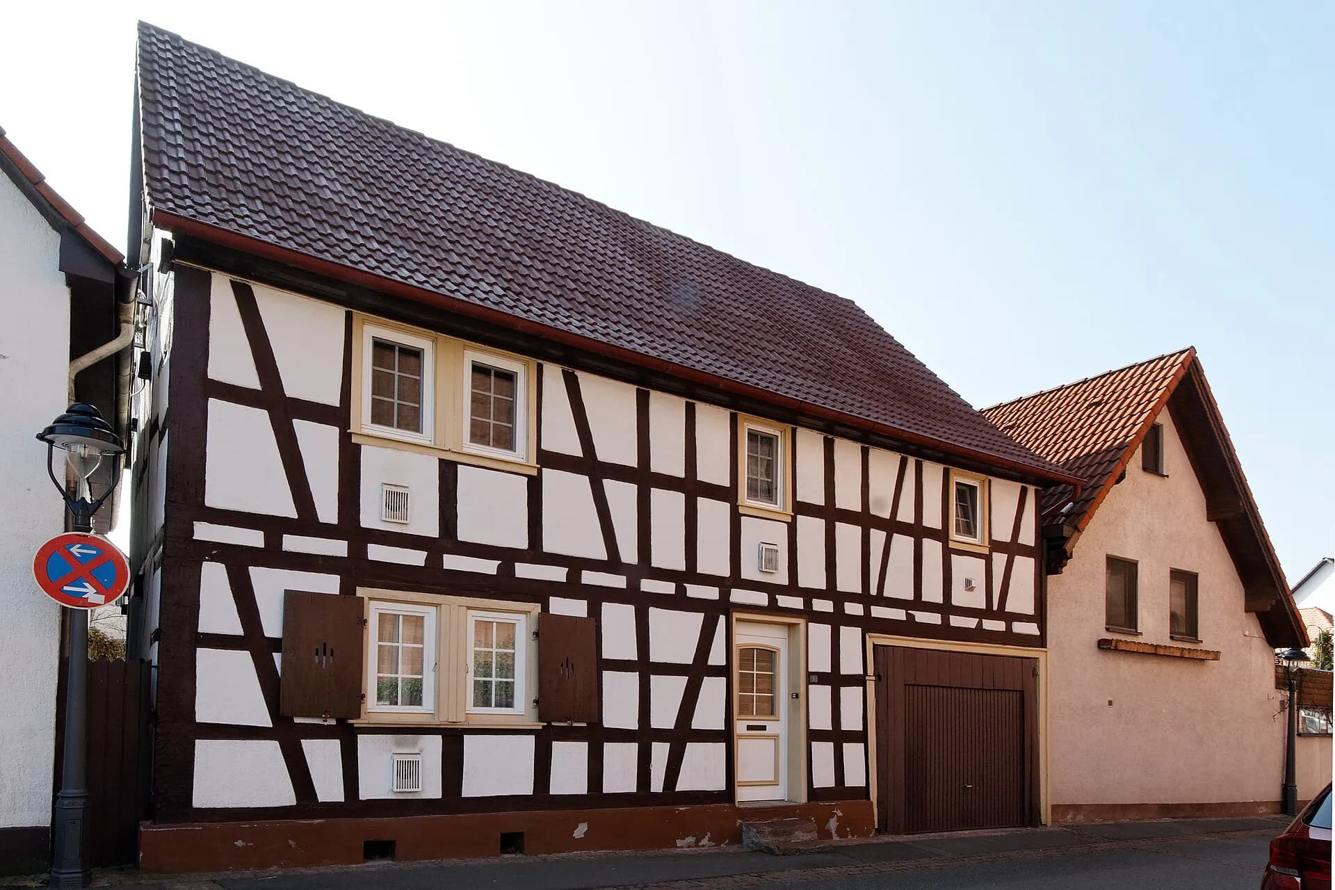 Fachwerkhaus in der Kirchgasse 1 in Langen