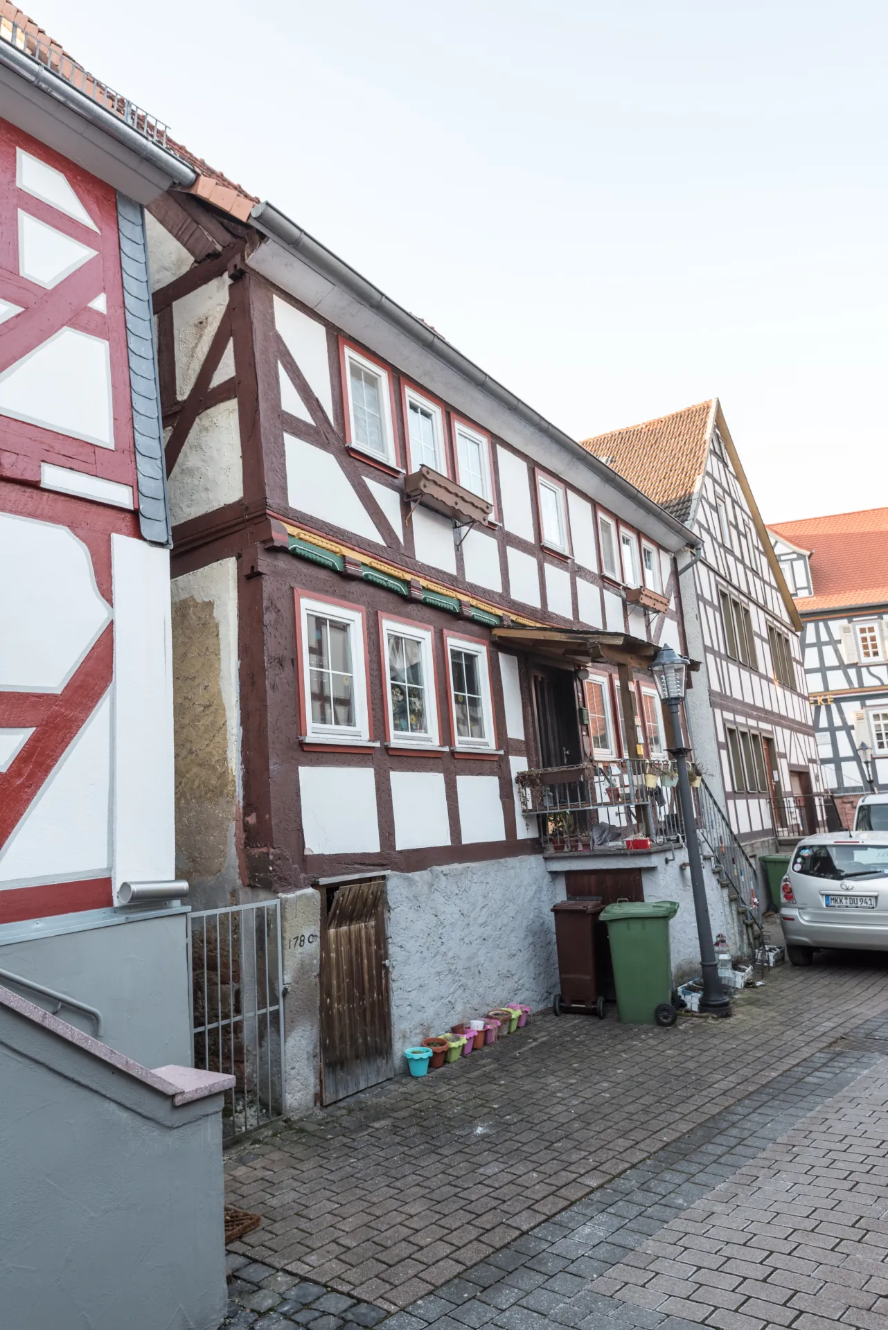 Fachwerkhäuser in der Kirchgasse in Wächtersbach