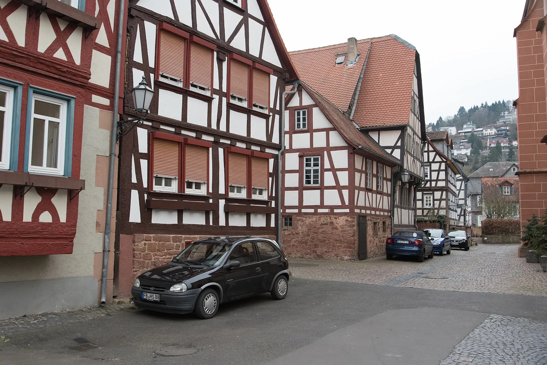Nördlicher Abschnitt der Kirchgasse in Büdingen