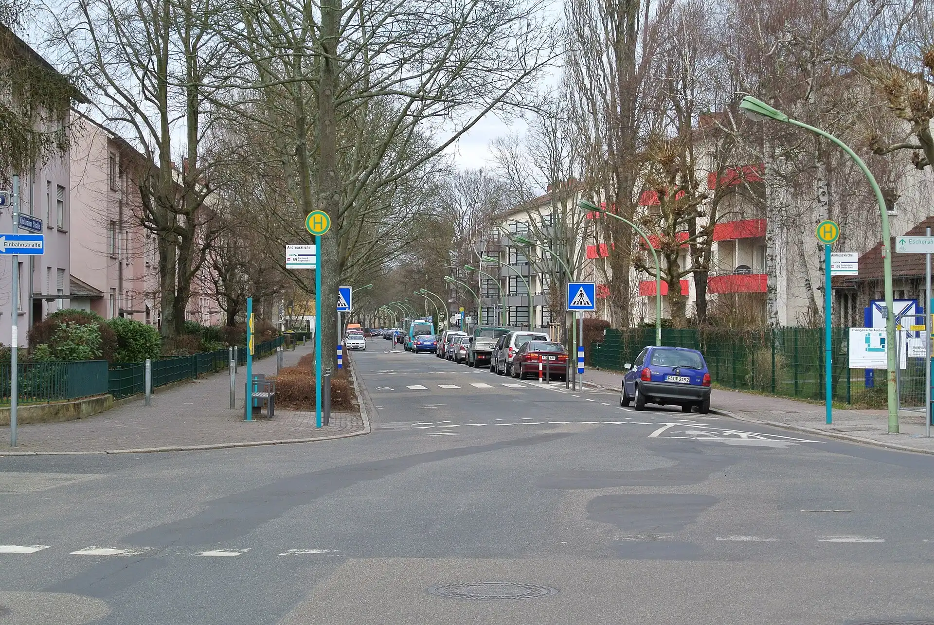 Kirchhainer Straße in Frankfurt Dornbusch