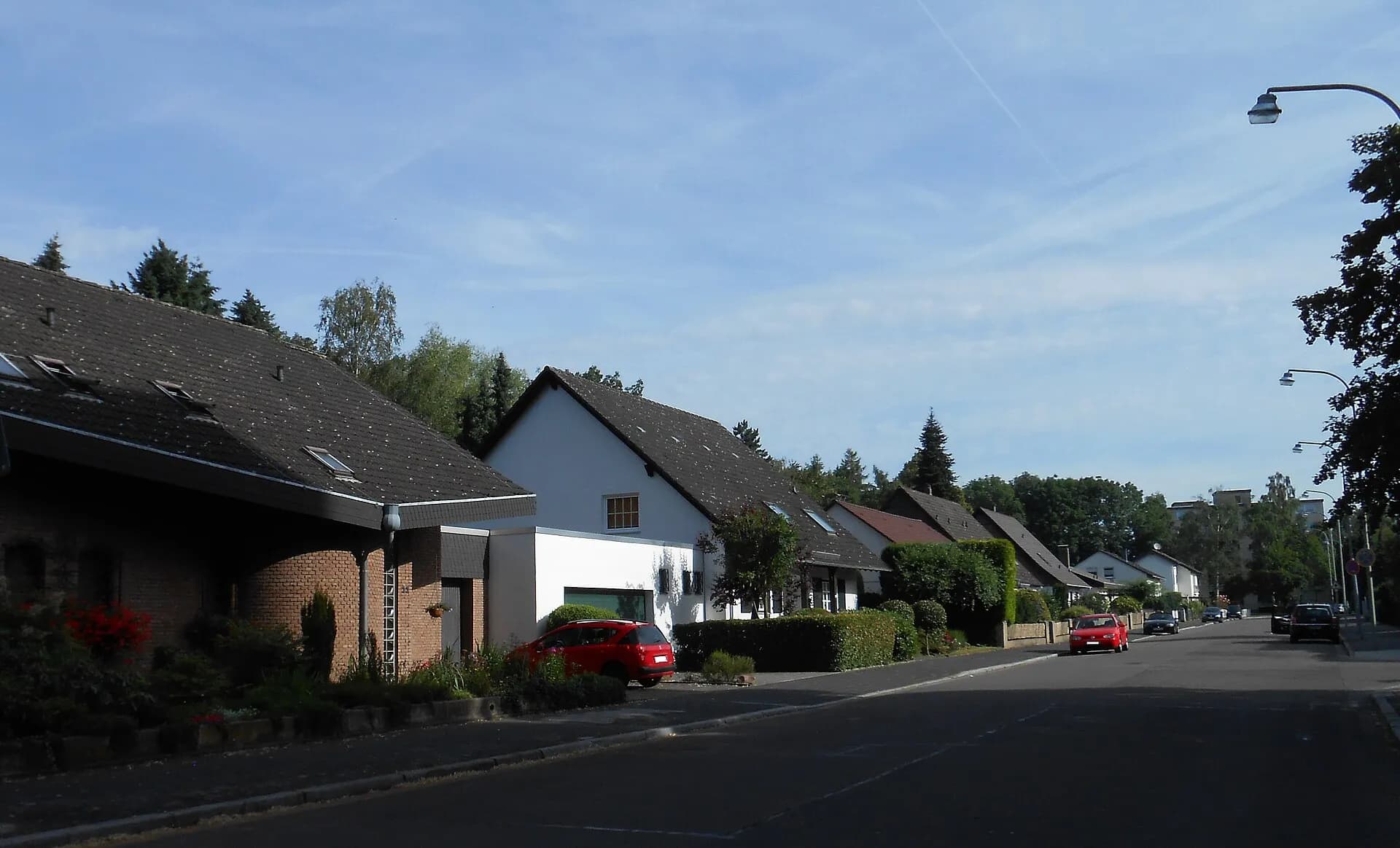 Wohnbebauung an der Kirchhoffstraße in Hanau-Kesselstadt
