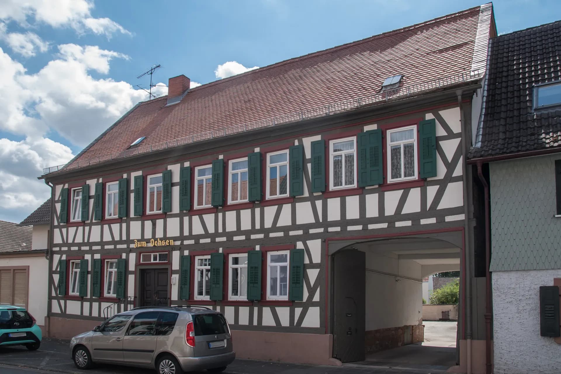 Fachwerkhaus Zum Ochsen in der Kirchstraße in Reinheim