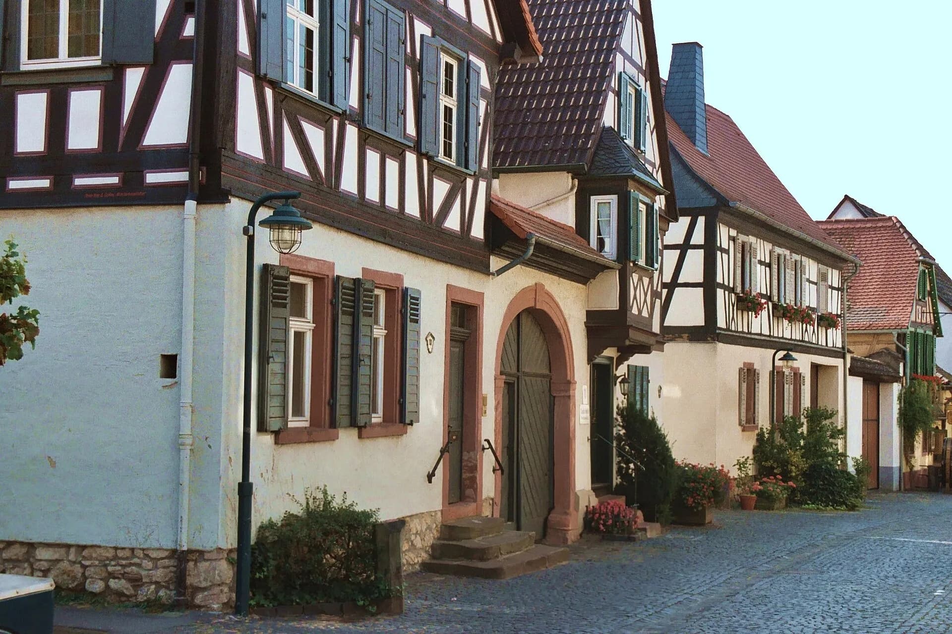 Fachwerkzeile in der Kirchstraße in Hochheim am Main