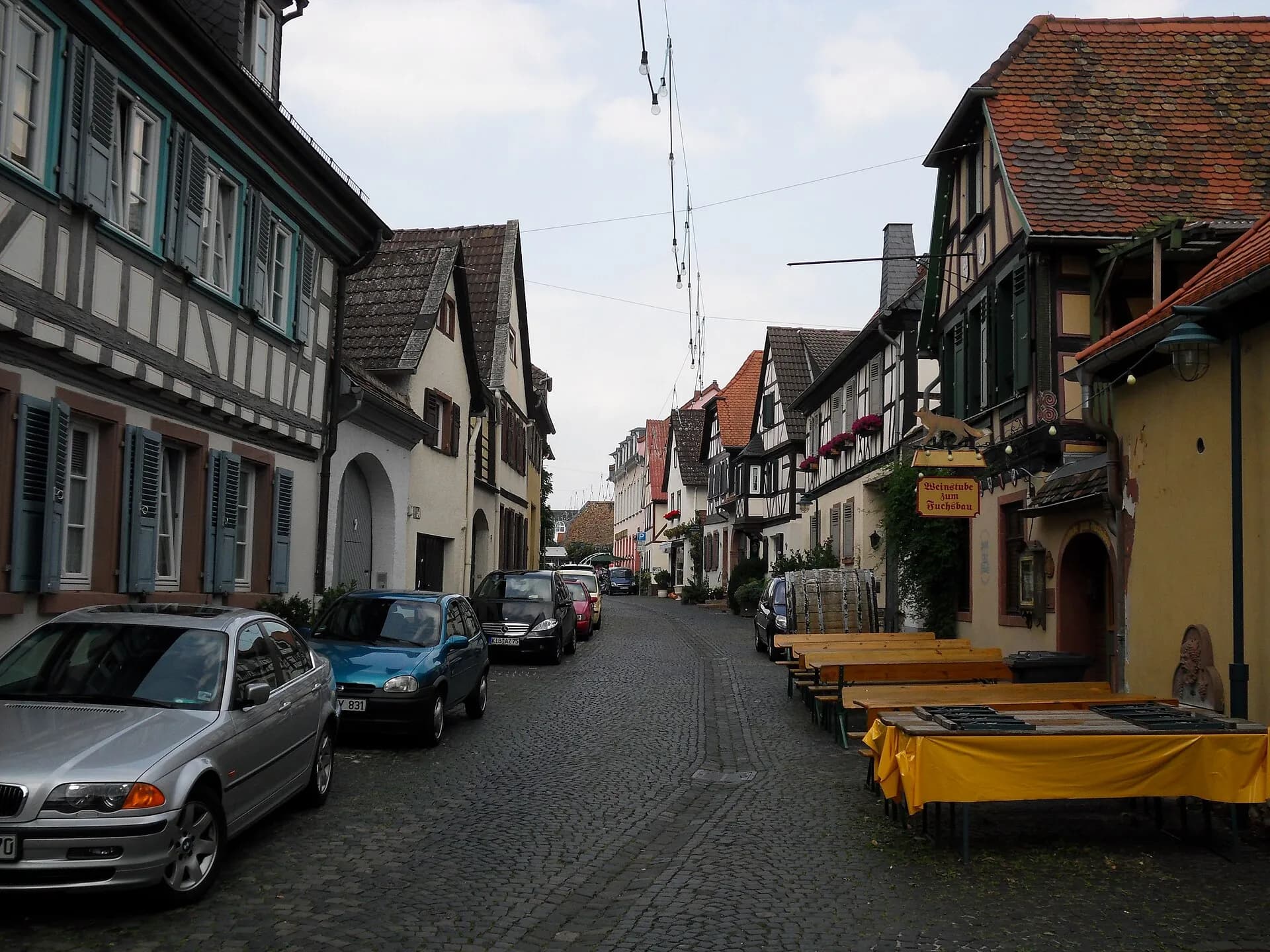 Oberer Teil der Kirchstraße in Hochheim am Main