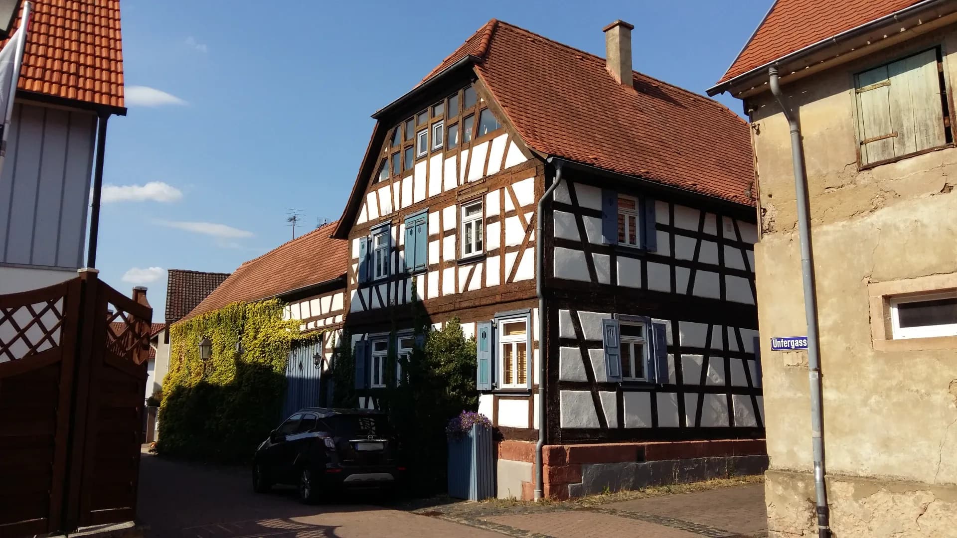 Fachwerkhaus in der Untergasse in Kleestadt