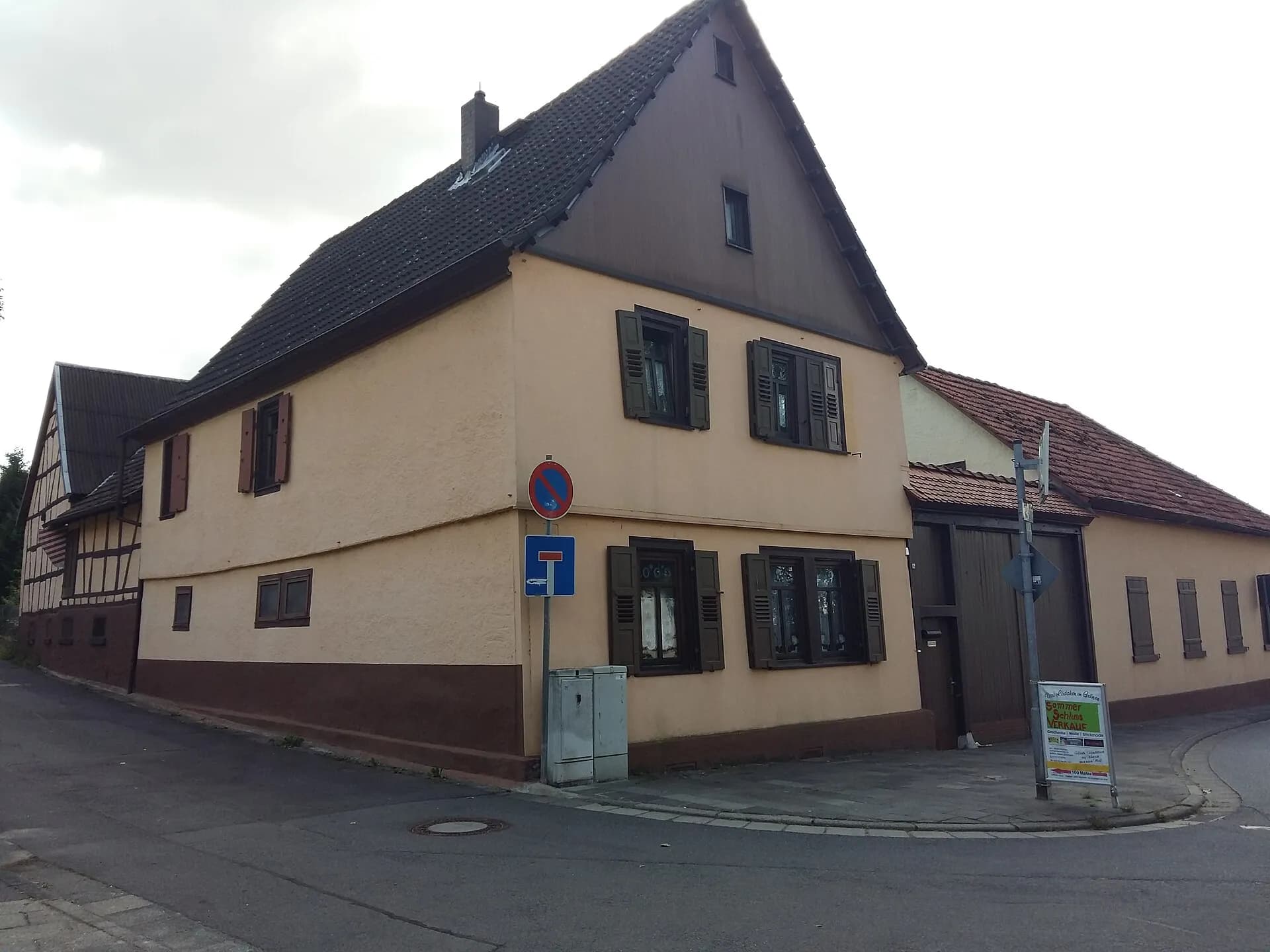 Fachwerkhaus in der Burgstraße in Klein-Zimmern