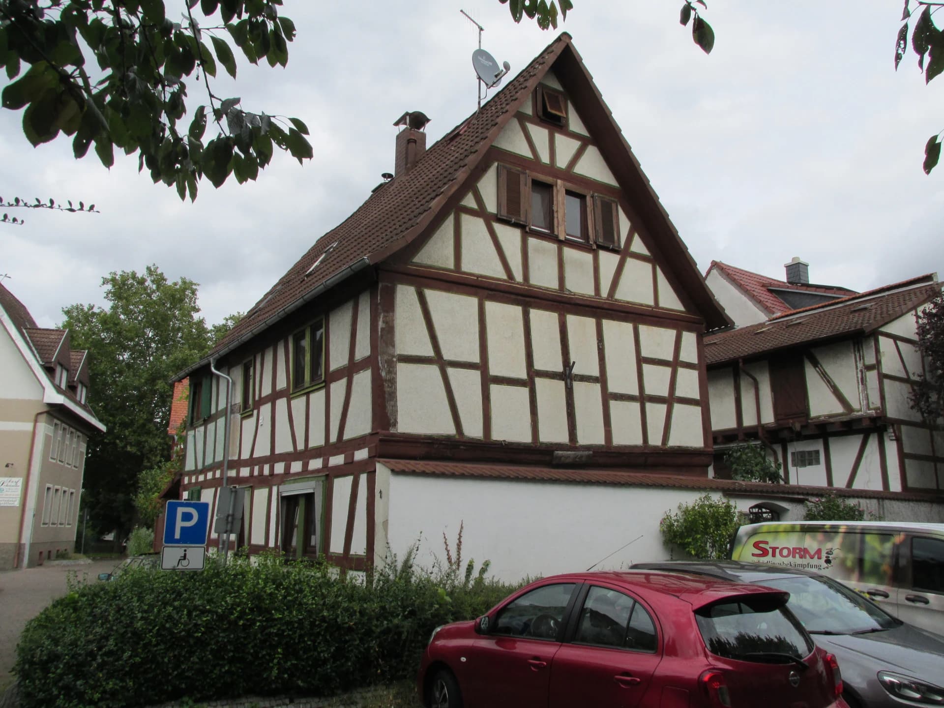 Fachwerkhaus in der Kleinen Gasse 1 in Bruchköbel