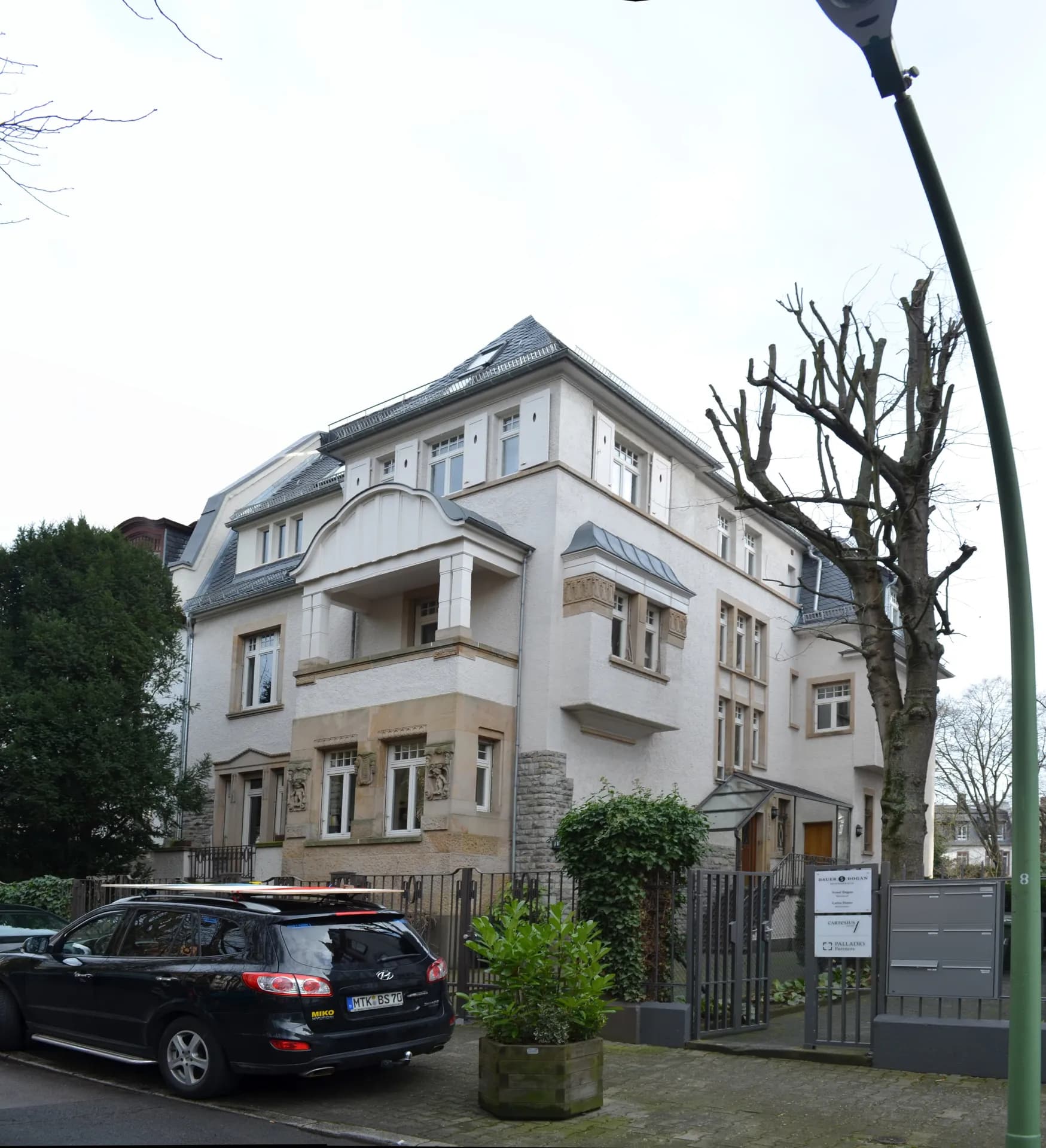 Villa mit Erker an der Klettenbergstraße im Frankfurter Nordend