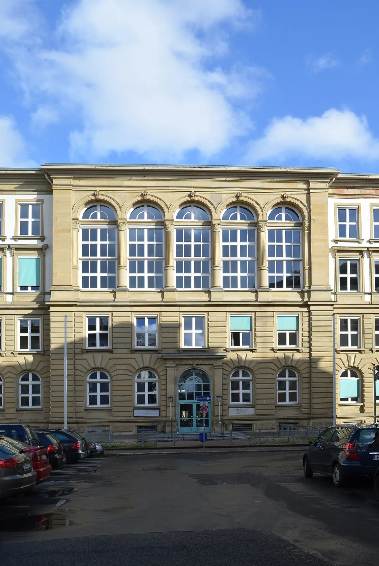 Klingerschule am Hermesweg im Frankfurter Nordend