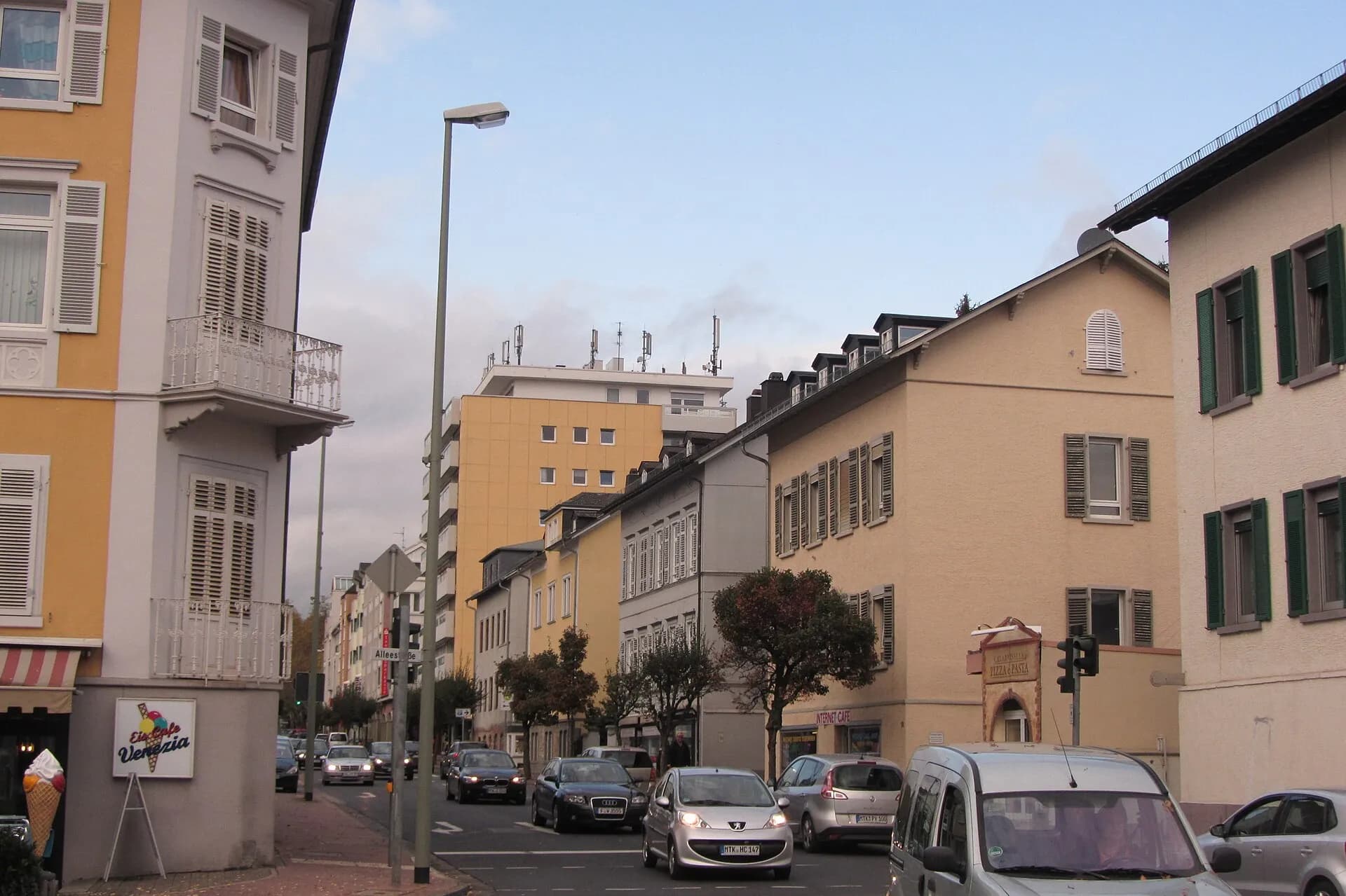 Altbauten an der Königsteiner Straße in Bad Soden am Taunus