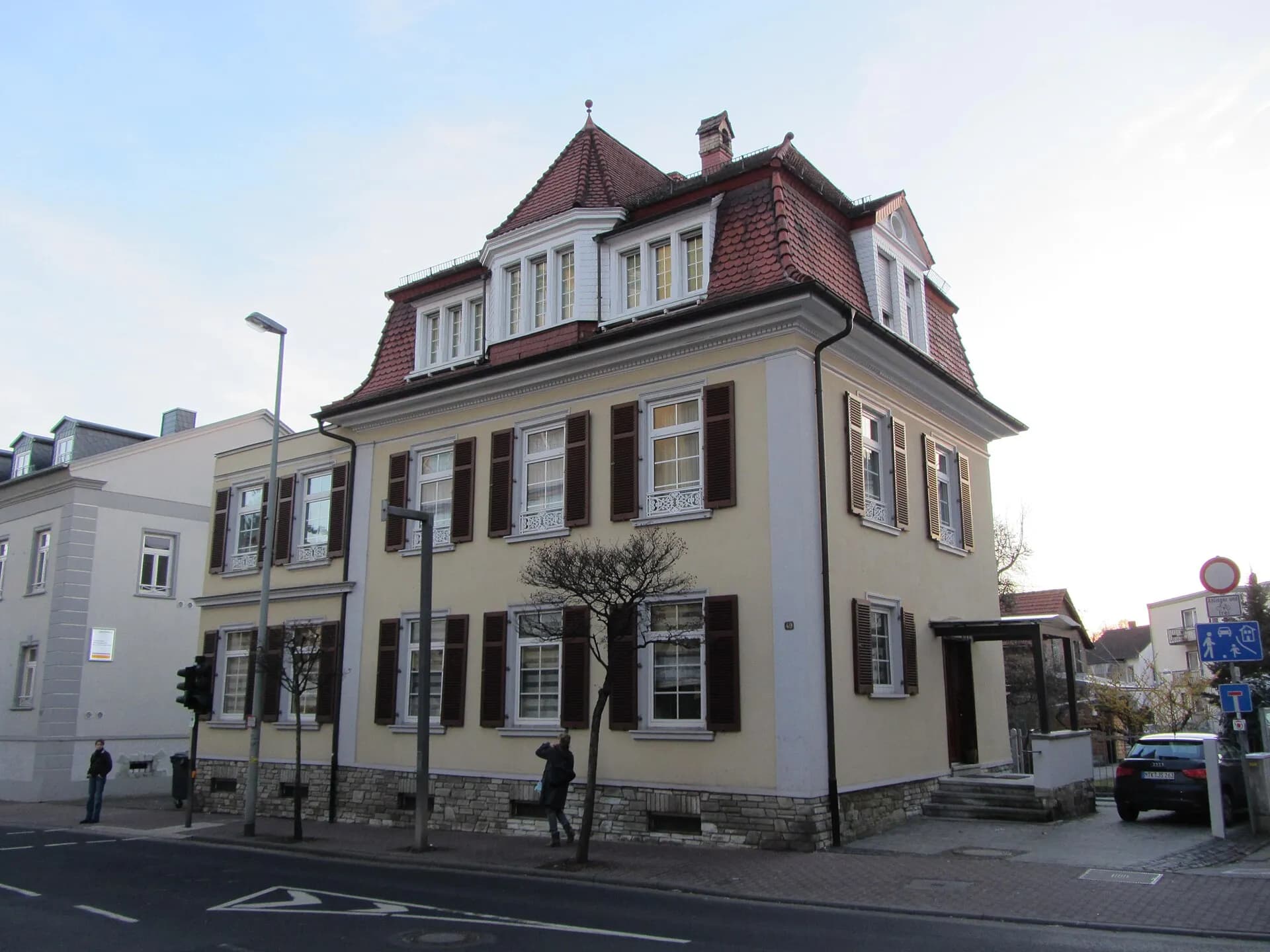 Eckhaus an der Königsteiner Straße in Bad Soden am Taunus