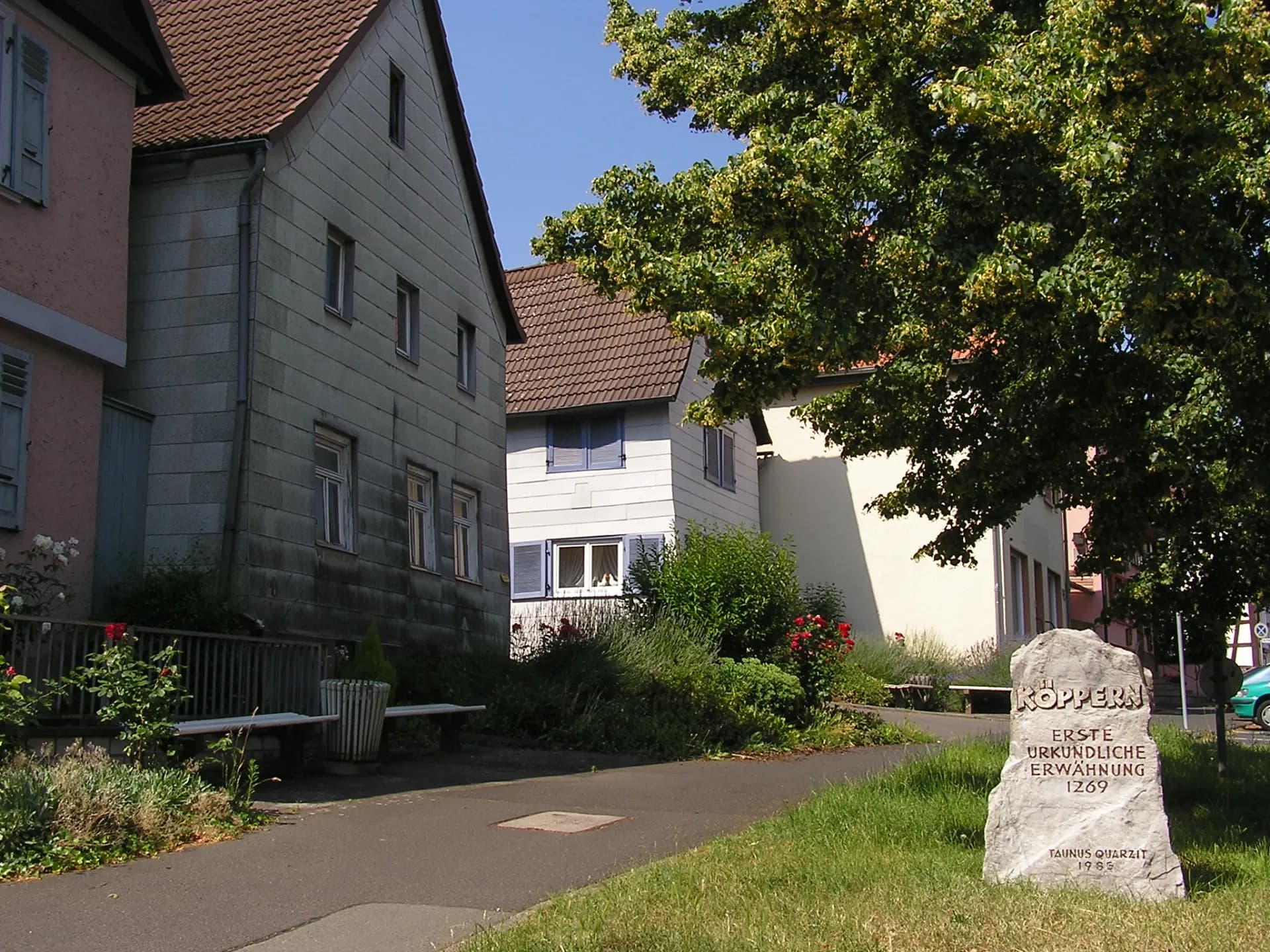 Ortsmitte von Köppern in Friedrichsdorf