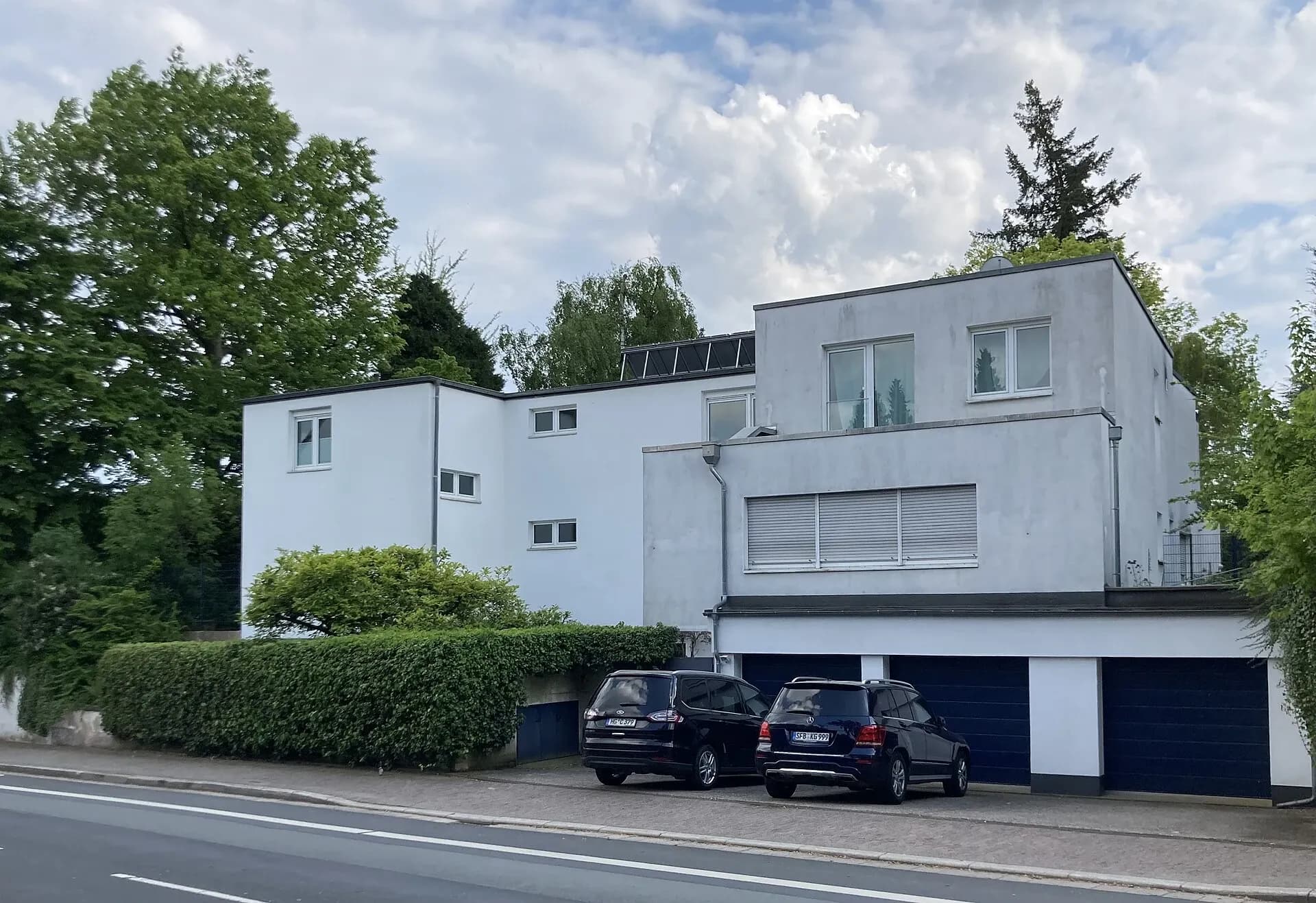 Bau von Ferdinand Kramer in Bad Homburg