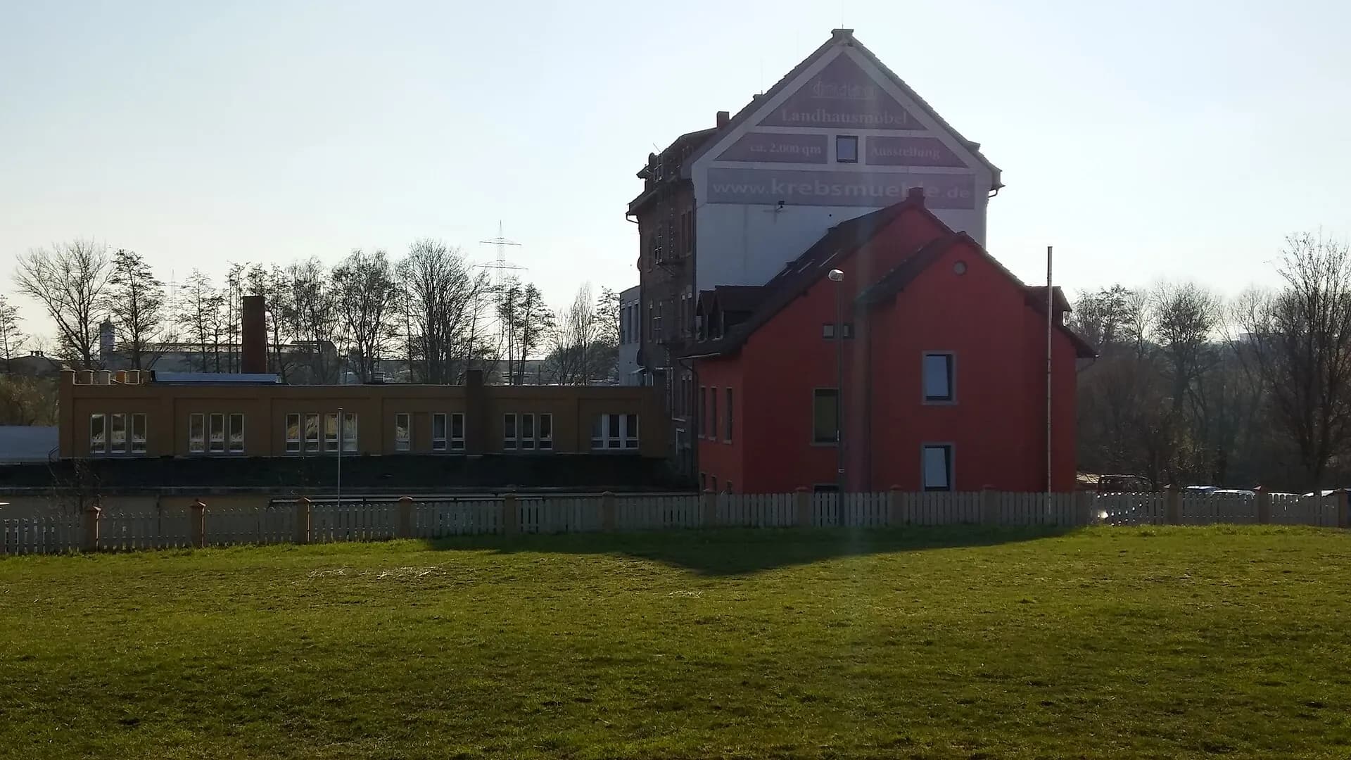 Rotes Haus vor der Krebsmühle in Oberursel-Weißkirchen