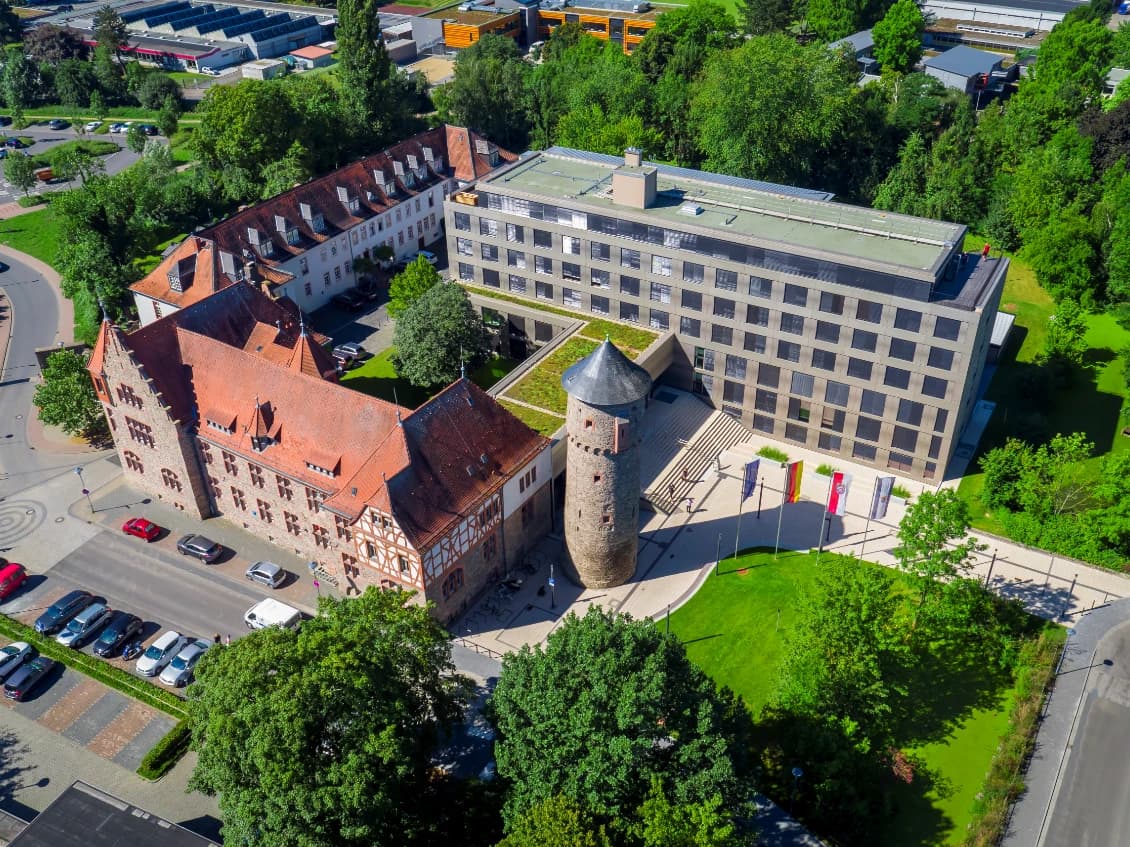 Kreishaus des Landkreises Darmstadt-Dieburg in Dieburg