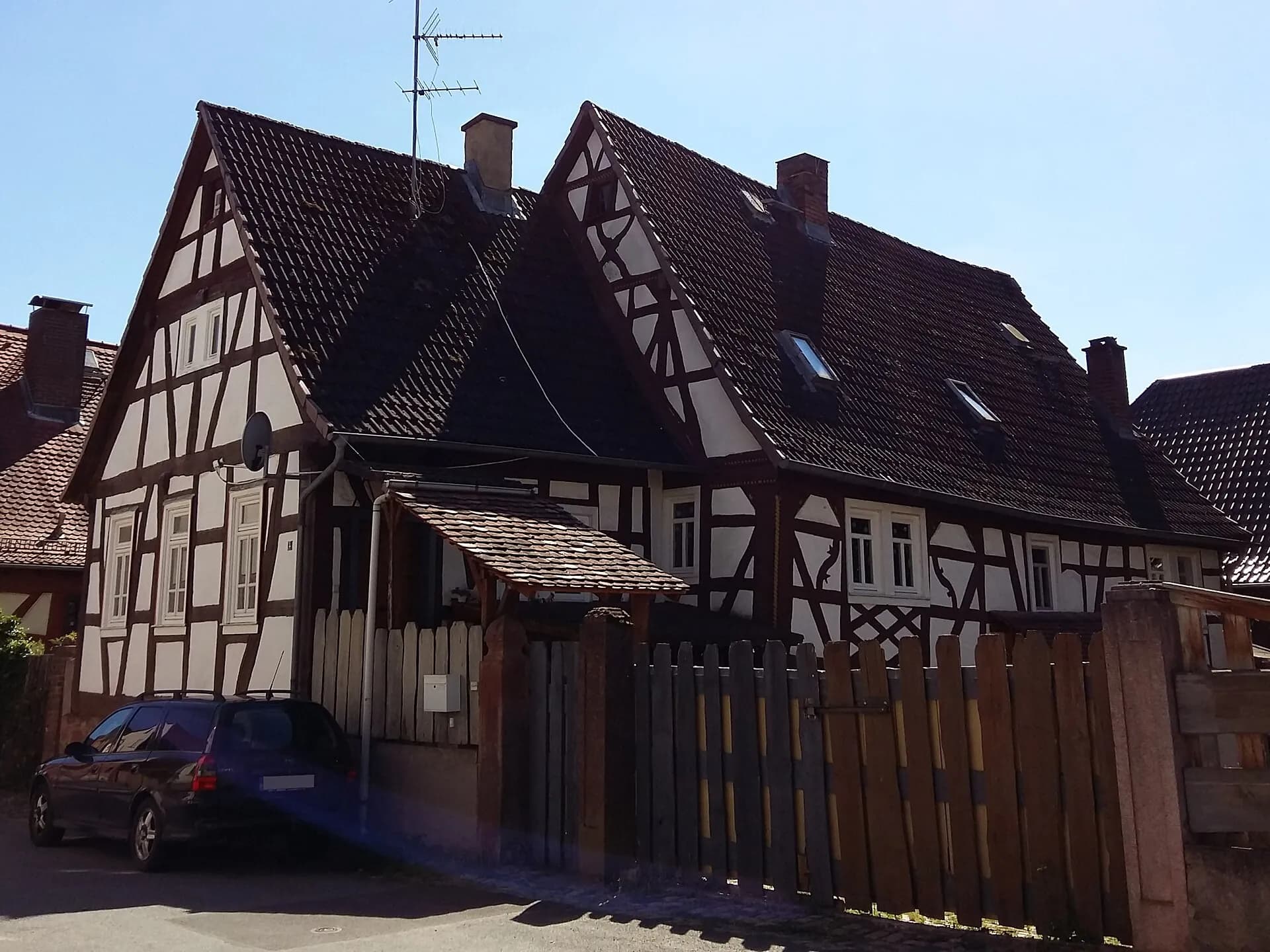 Fachwerkensemble an der Krummen Straße in Otzberg-Nieder-Klingen