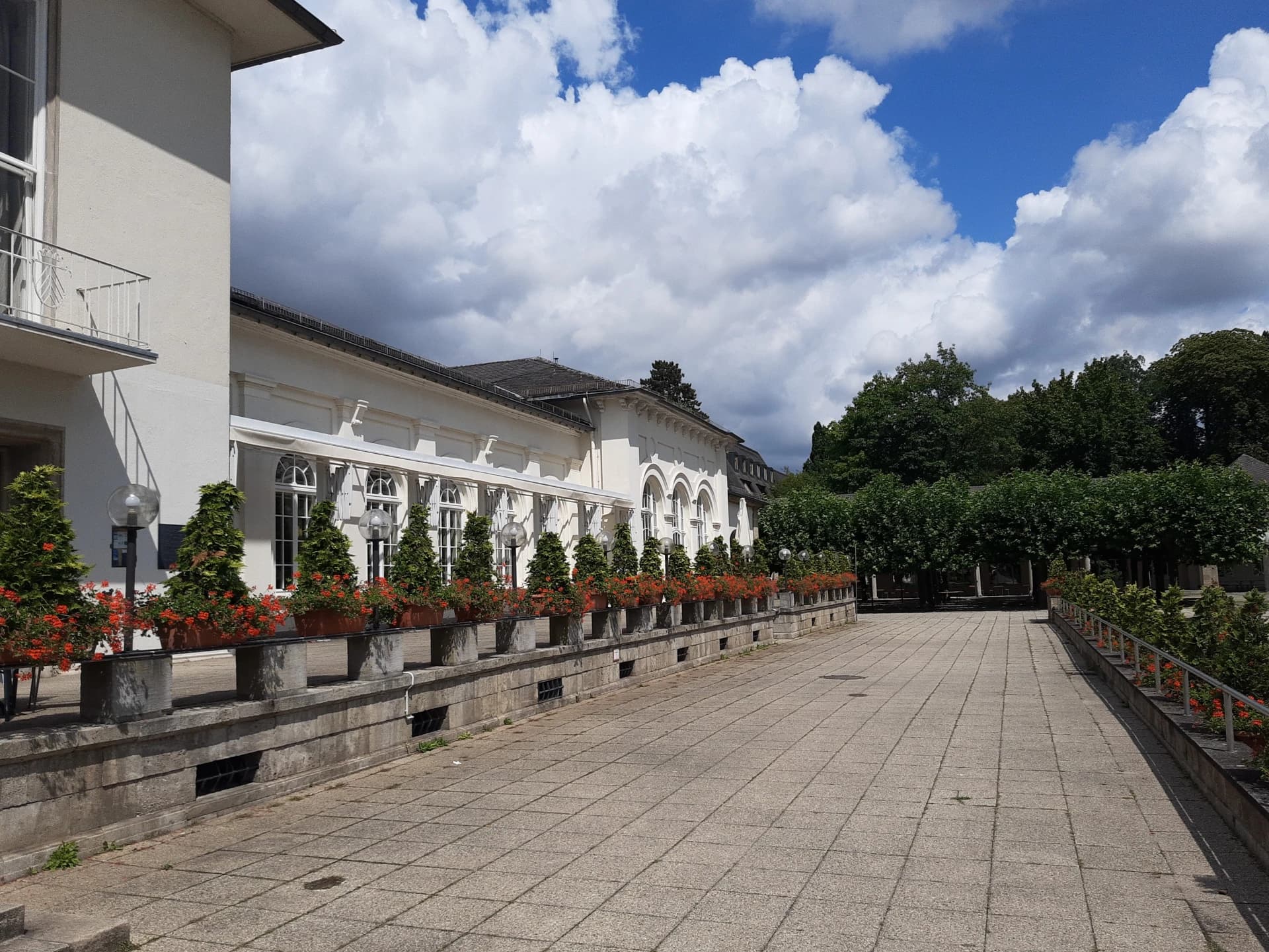 Terrasse des Kurhauses in Bad Nauheim