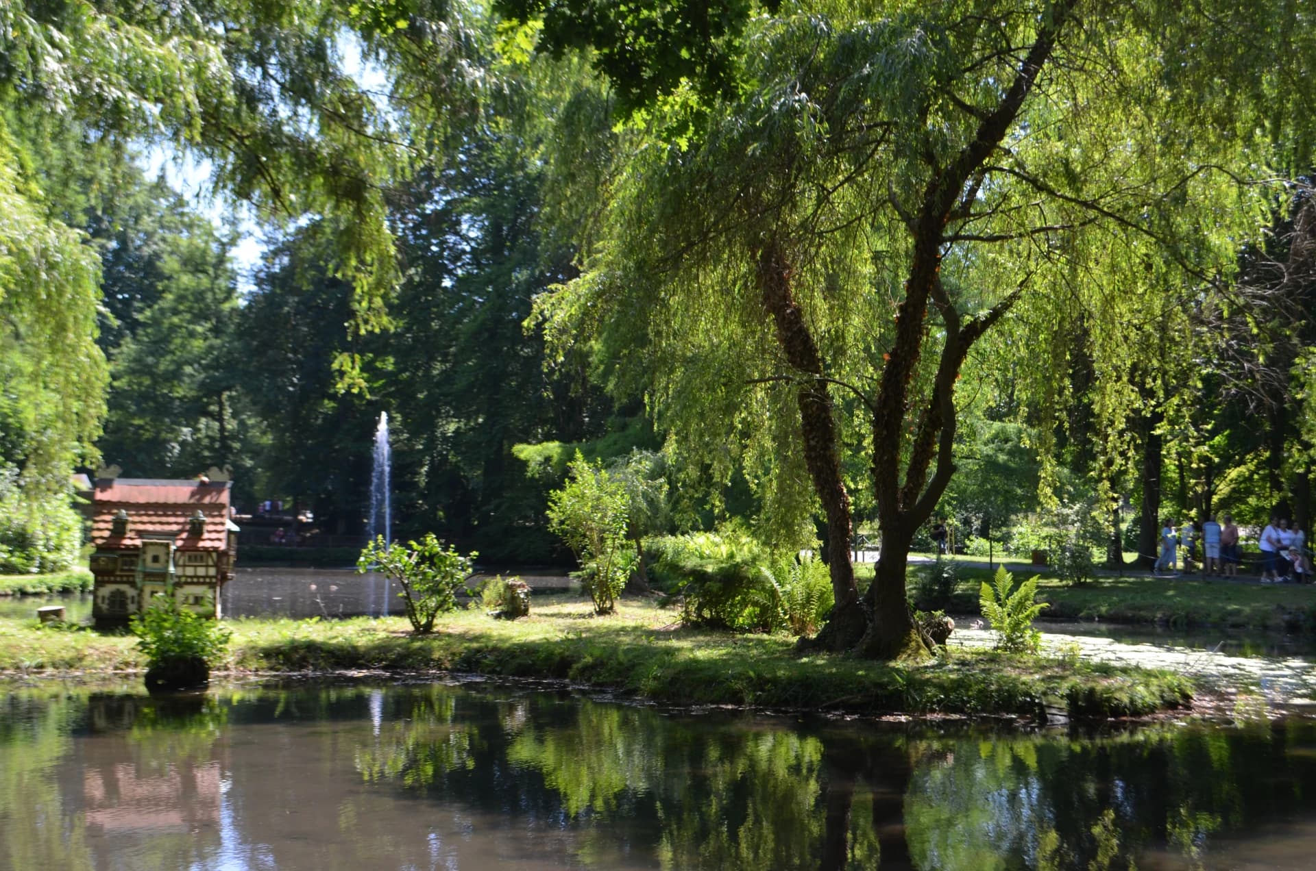 Teich im Kurpark von Bad Orb