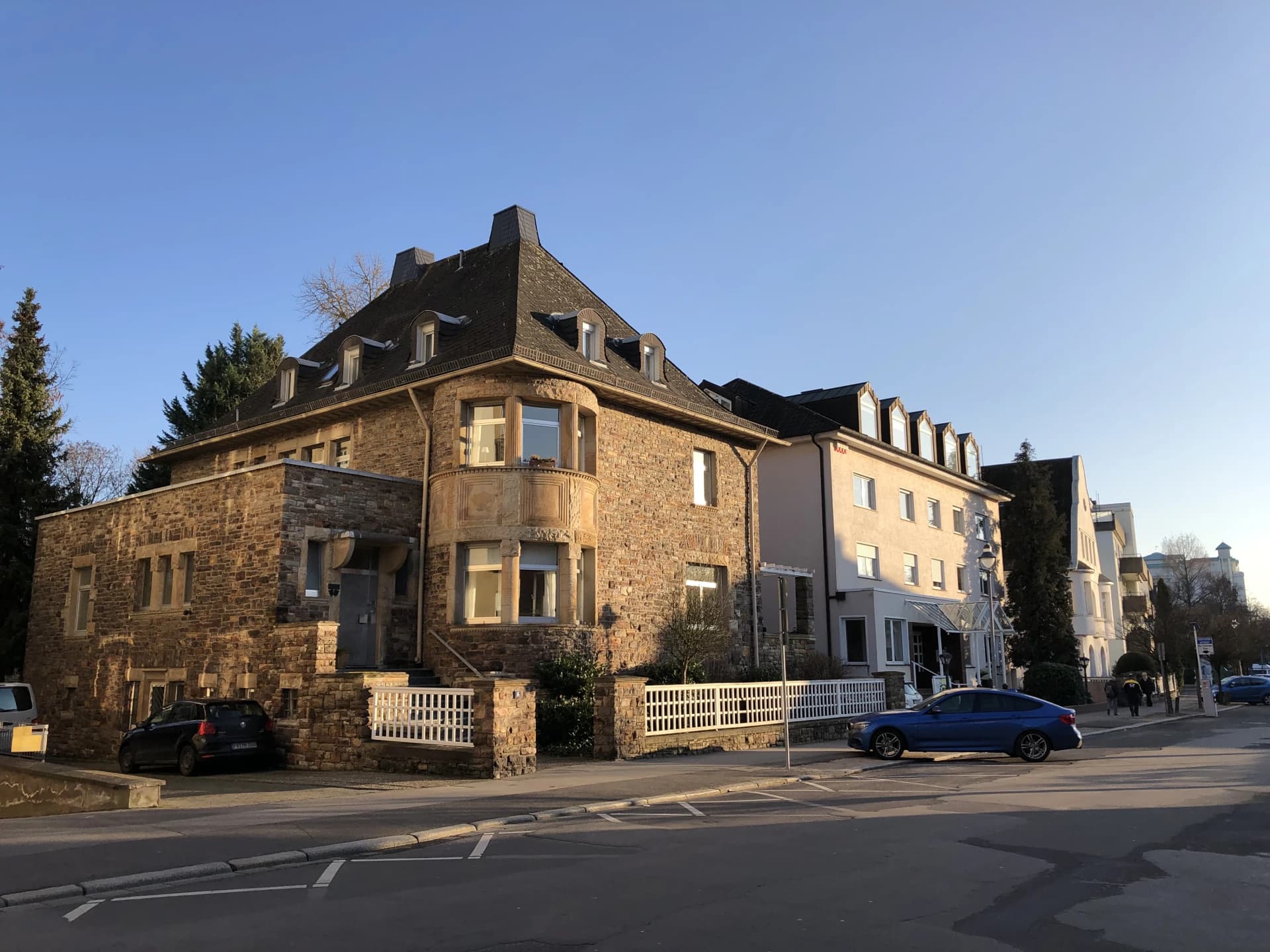 Bruchsteinvilla in der Kurstraße 14 in Bad Nauheim
