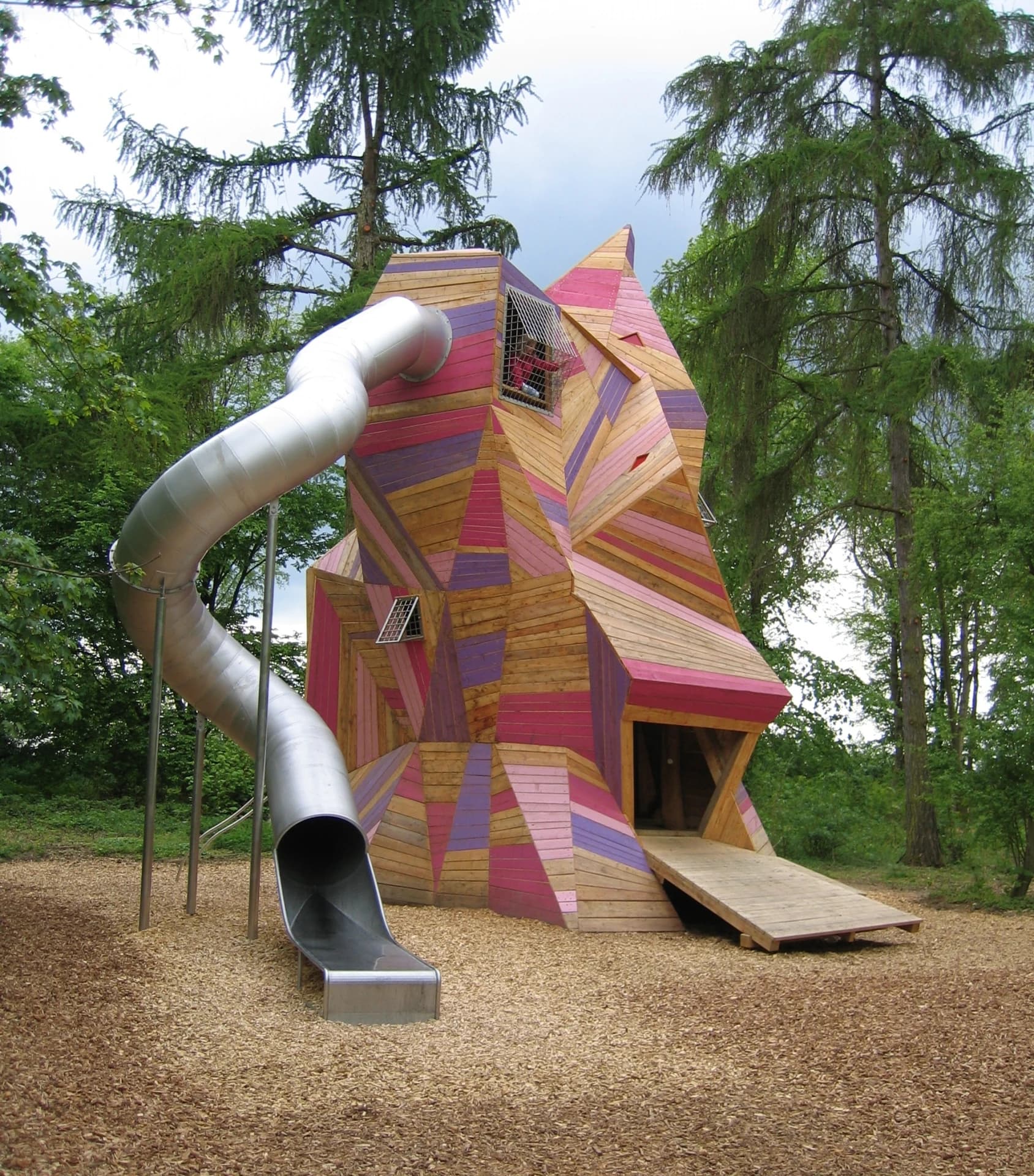 Kletterturm der Landesgartenschau in Bad Nauheim