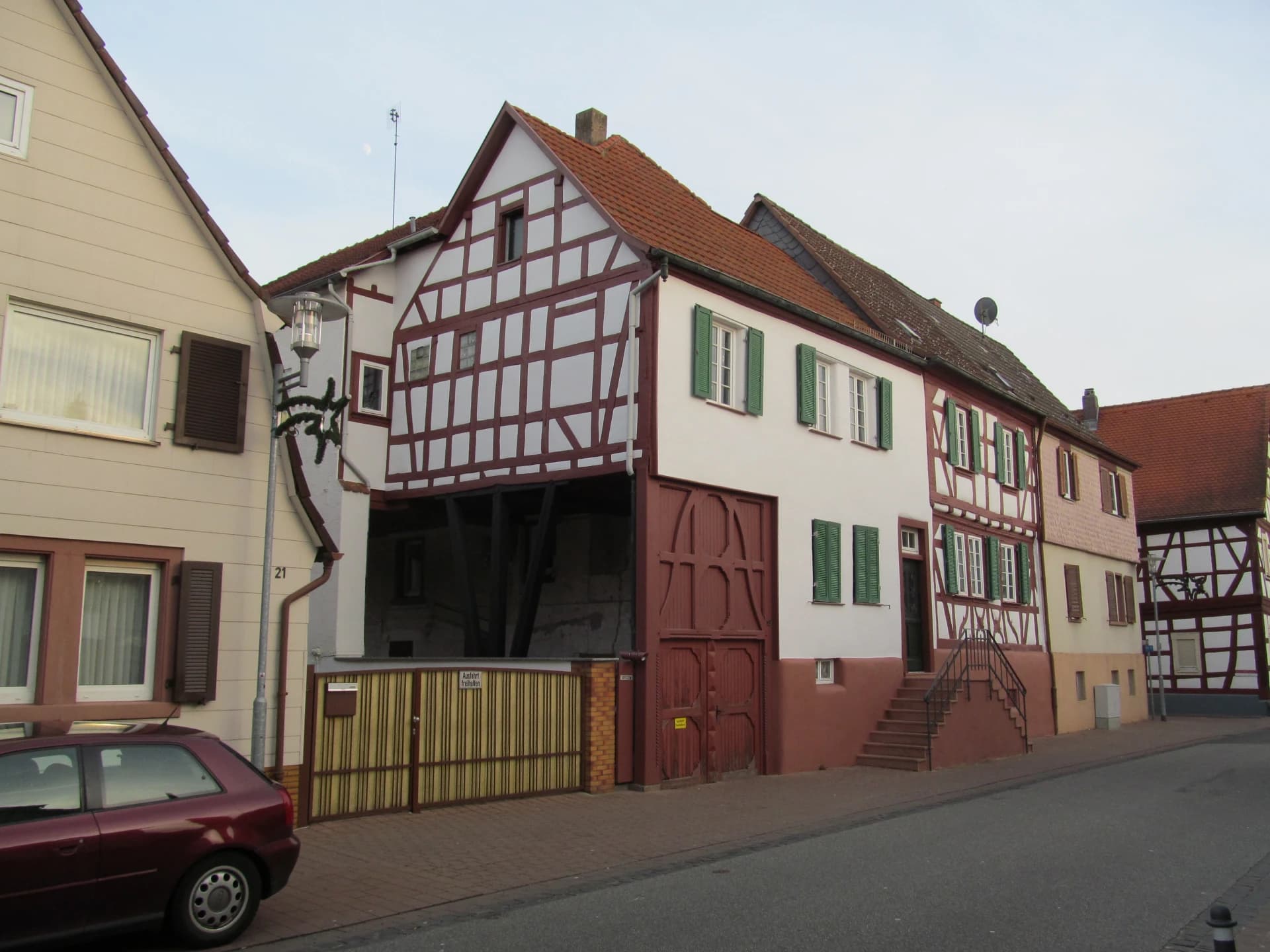 Fachwerkhof in der Langgasse in Mörfelden-Walldorf