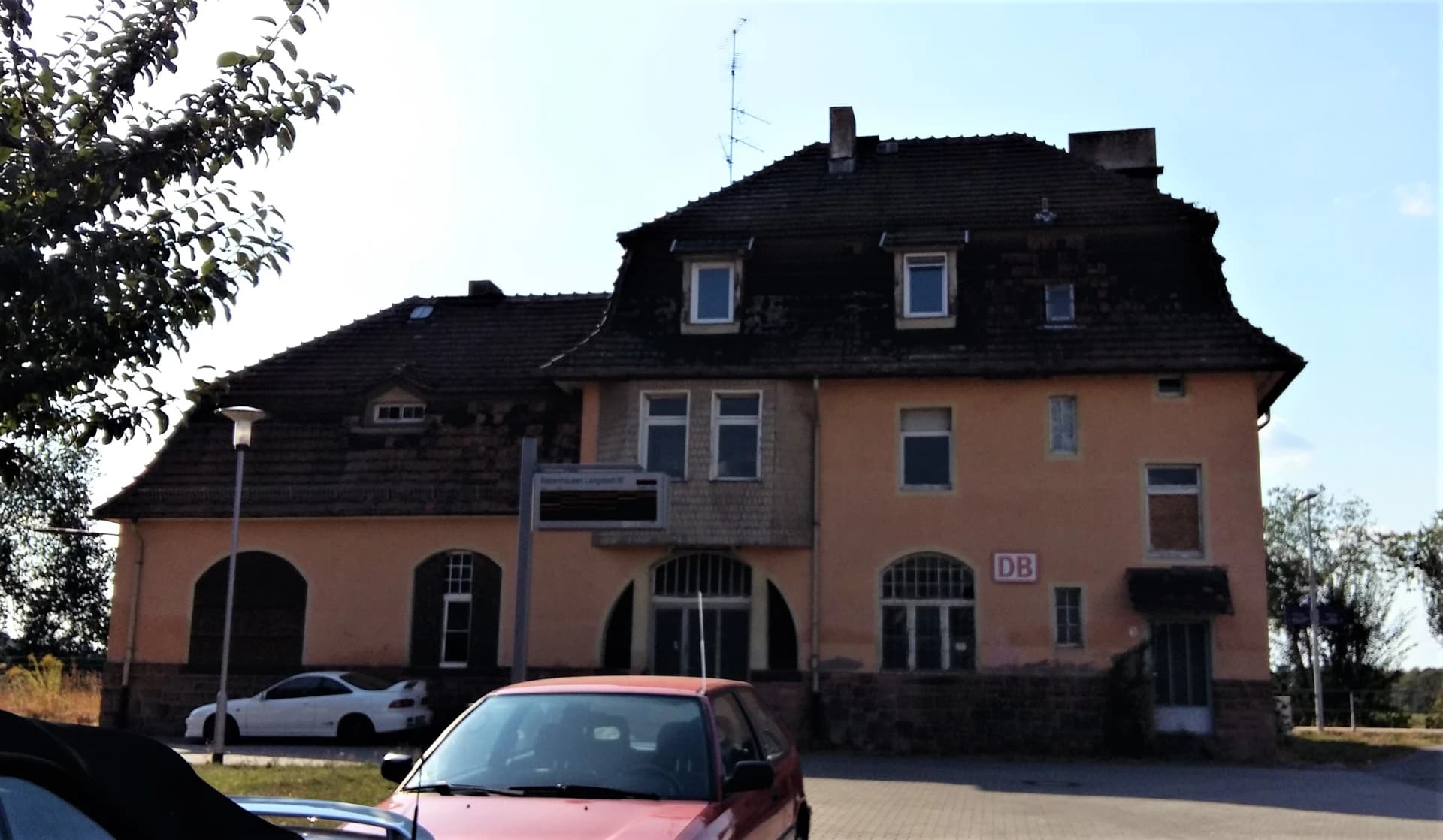 Bahnhofsgebäude in Babenhausen-Langstadt
