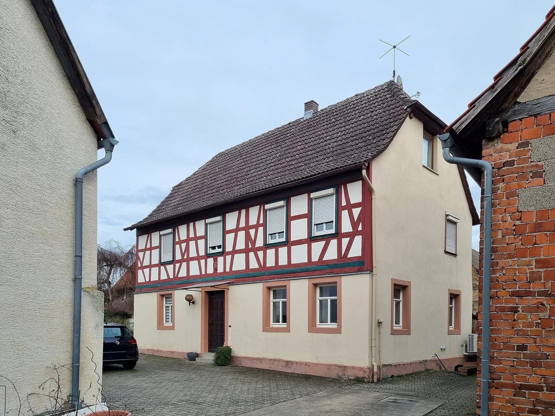 Fachwerkhaus in der Bürgermeisterstraße 1 in Babenhausen-Langstadt
