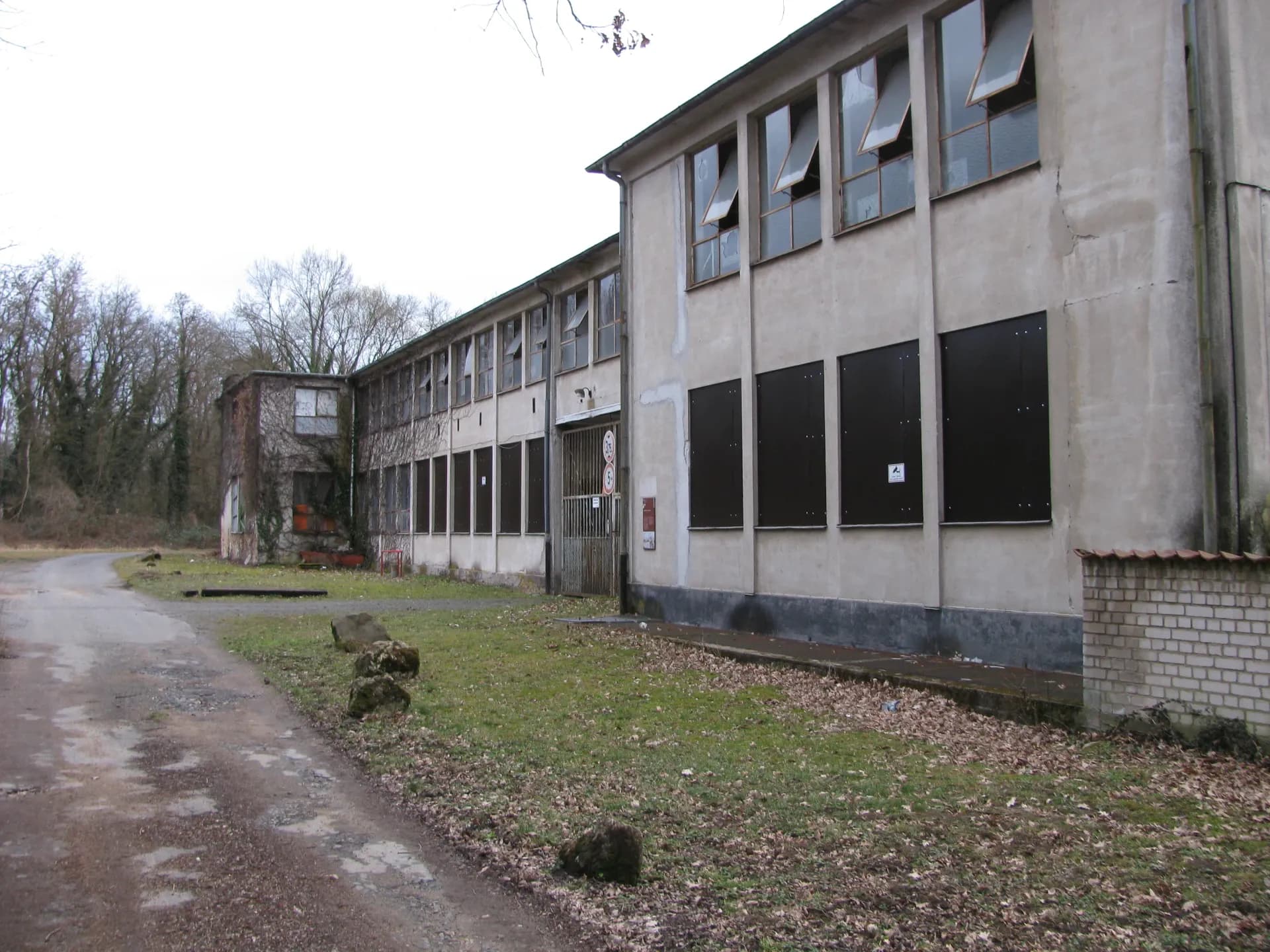 Hofseite der ehemaligen Lederfabrik in Dietesheim in Mühlheim am Main