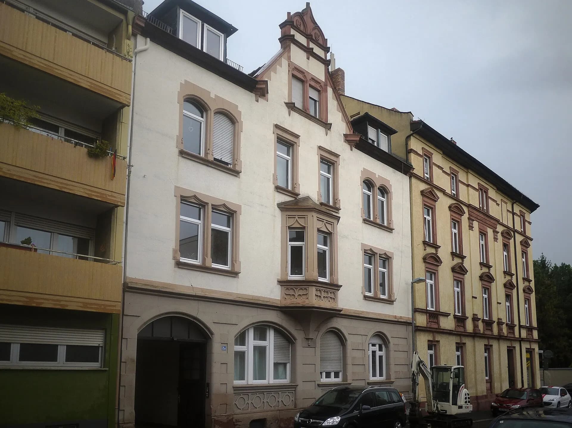 Jugendstilhaus in der Leinwanderstraße in Aschaffenburg