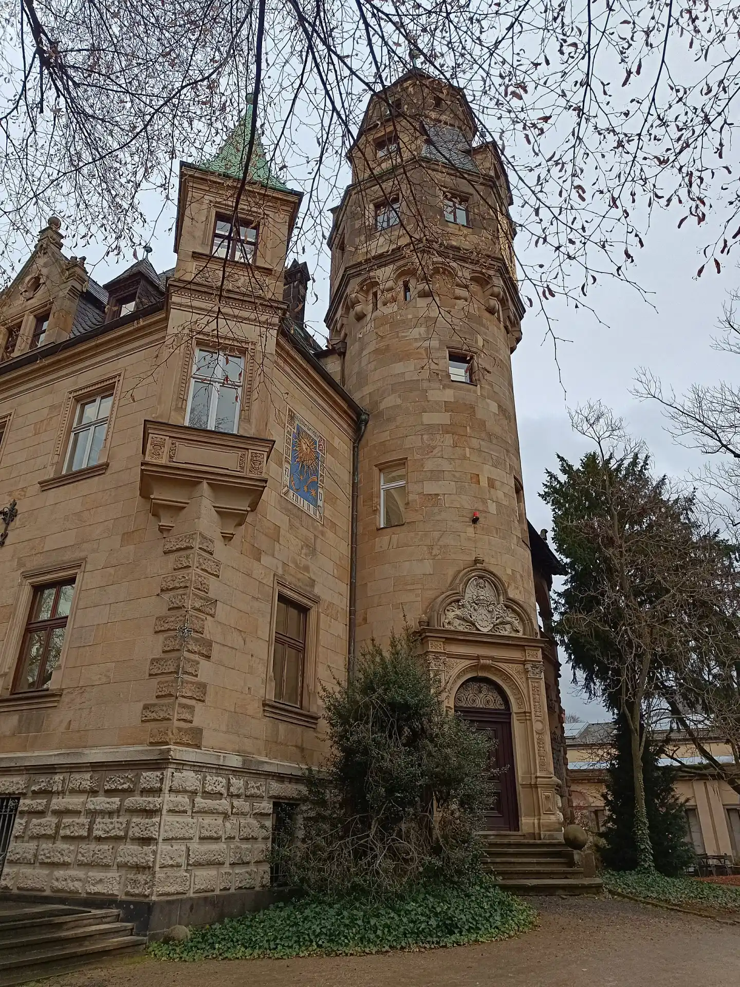 Liebieghaus am Schaumainkai in Frankfurt Sachsenhausen