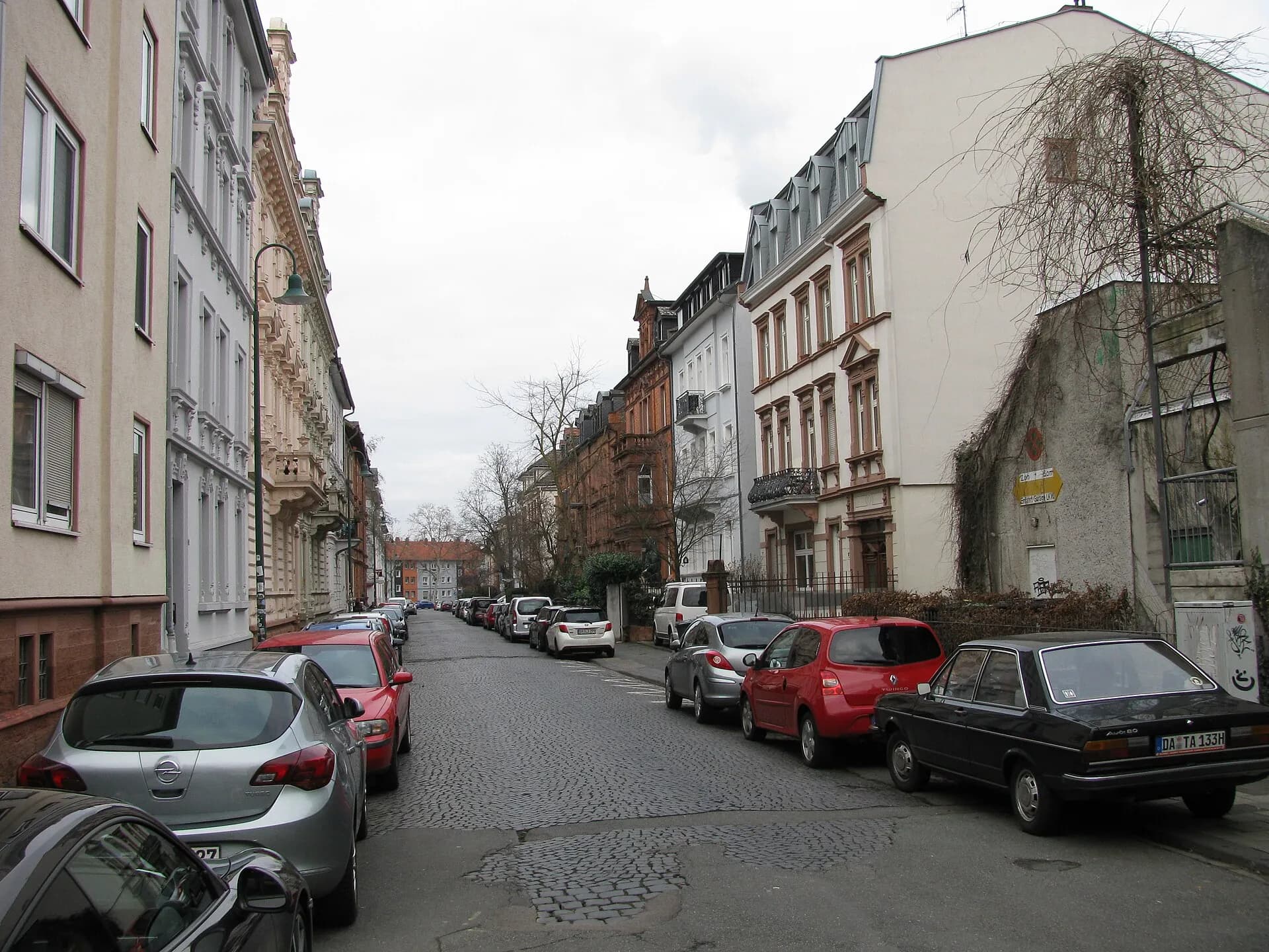 Liebigstraße in Darmstadt-Nord