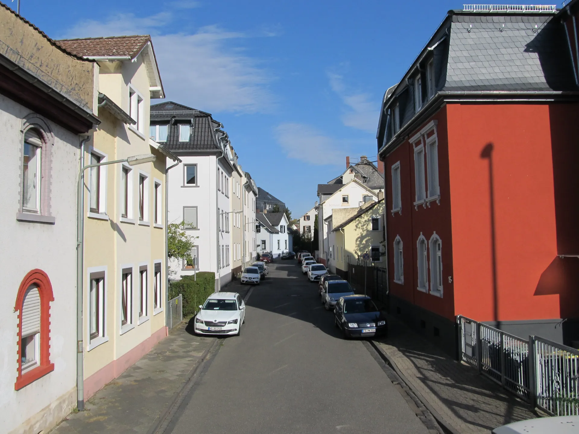Straße Lindenau in Frankfurt Eschersheim