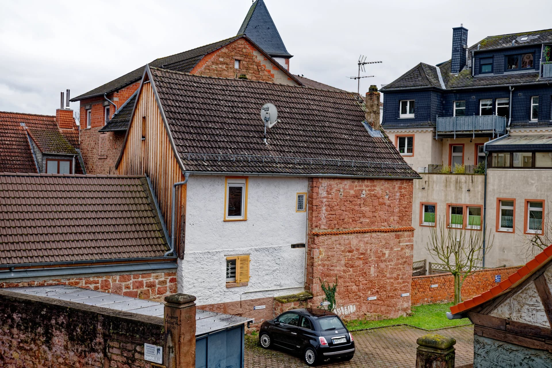 Häuser an der Löhergasse 7 in Gelnhausen