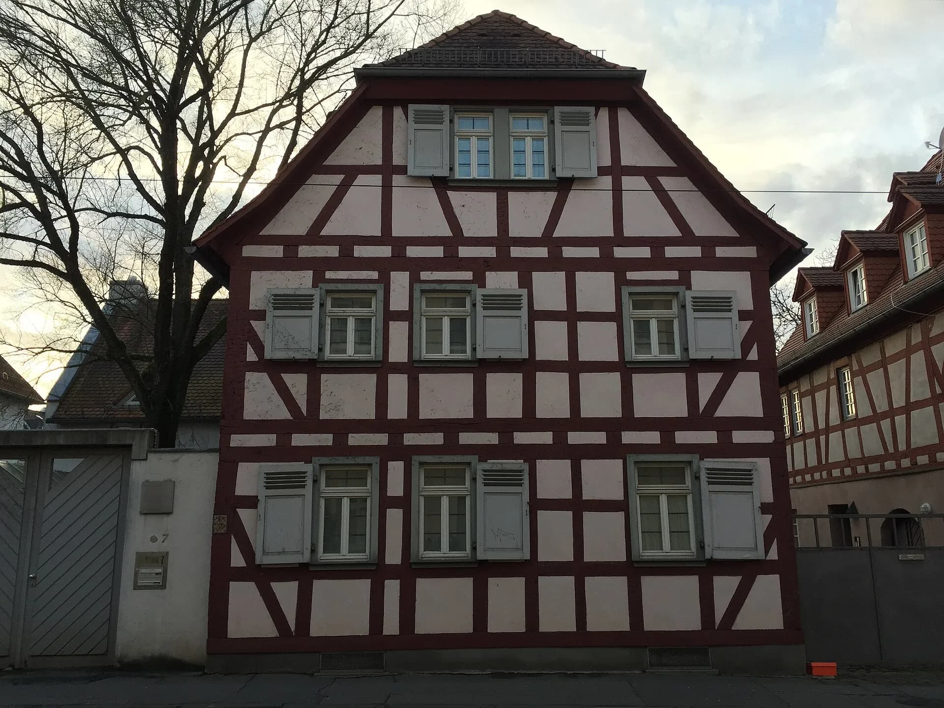 Fachwerkhaus Ludwigshöhstraße 7 in Darmstadt-Bessungen