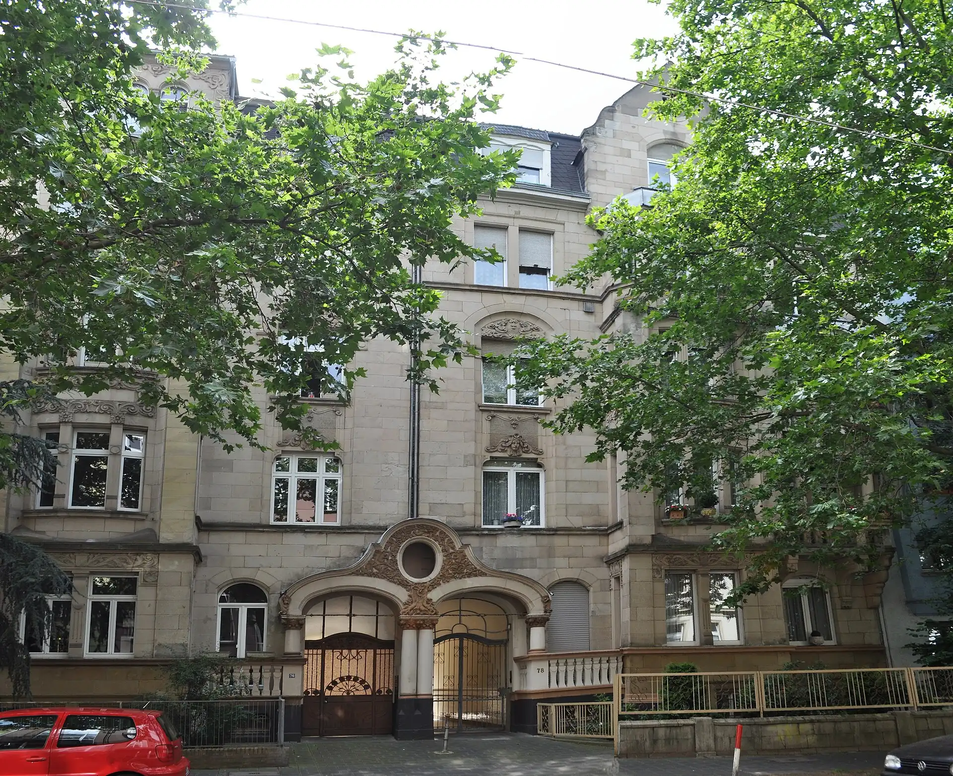 Wohnhäuser Ludwigstraße 76 und 78 in Offenbach-Westend