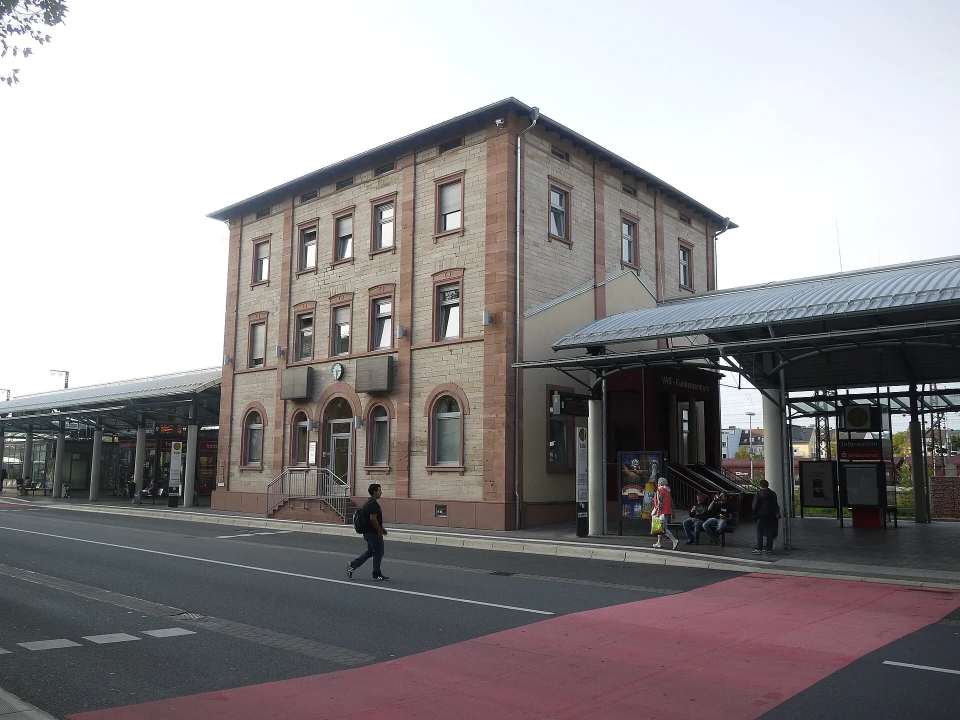 Historisches Gebäude in der Ludwigstraße 8 in Aschaffenburg