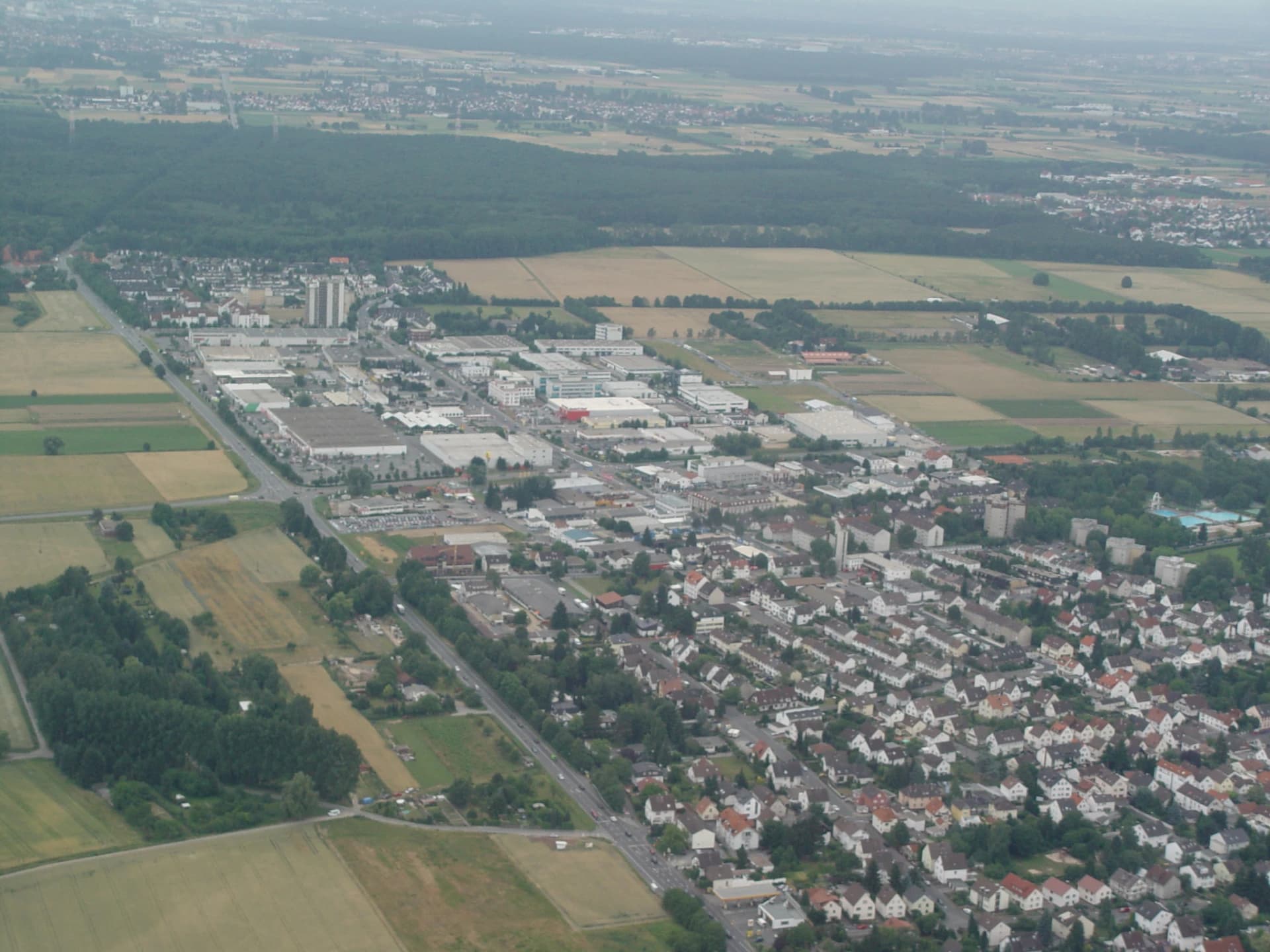 Luftaufnahme von Egelsbach