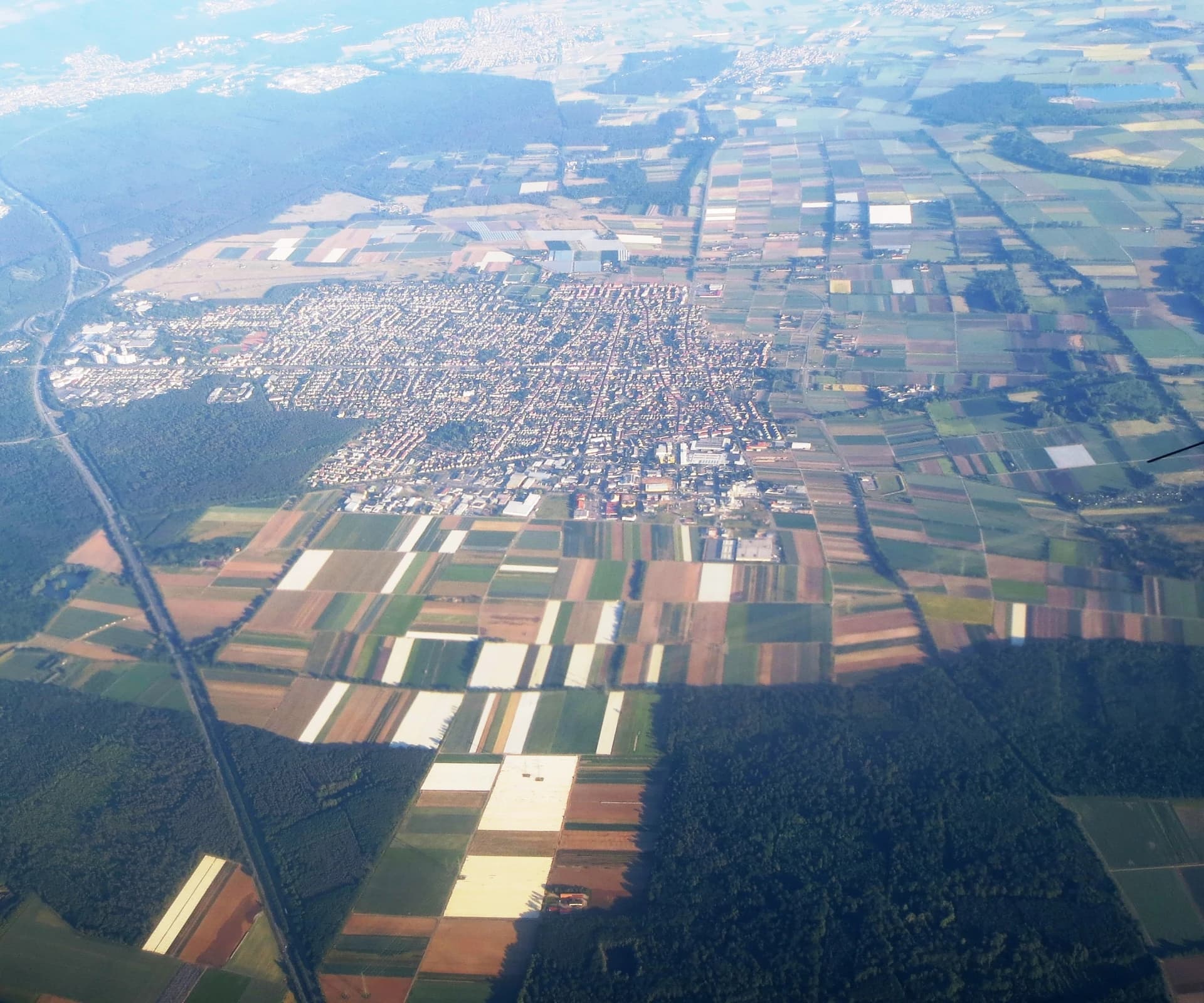 Luftbild von Griesheim von Norden